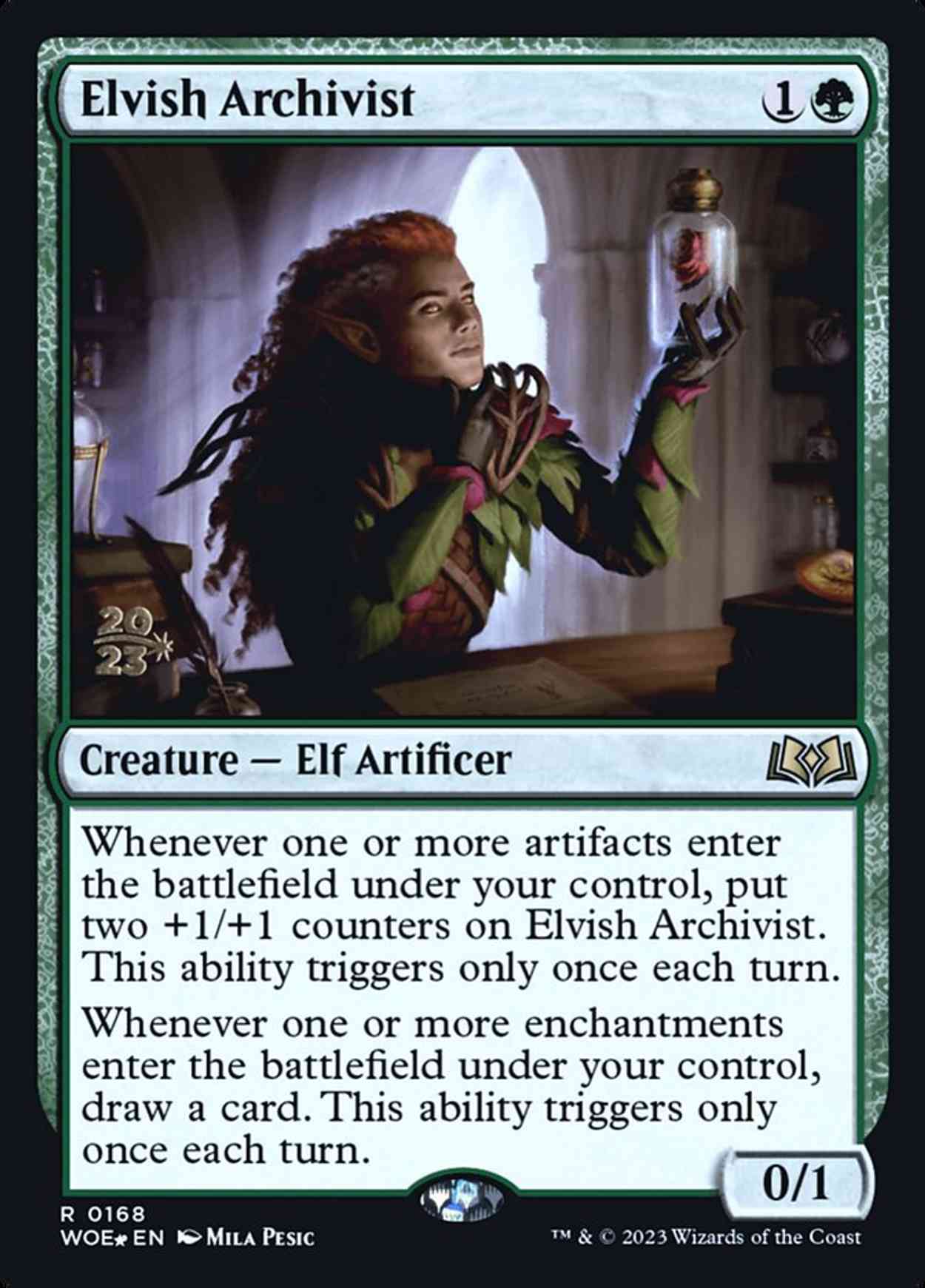 Elvish Archivist magic card front