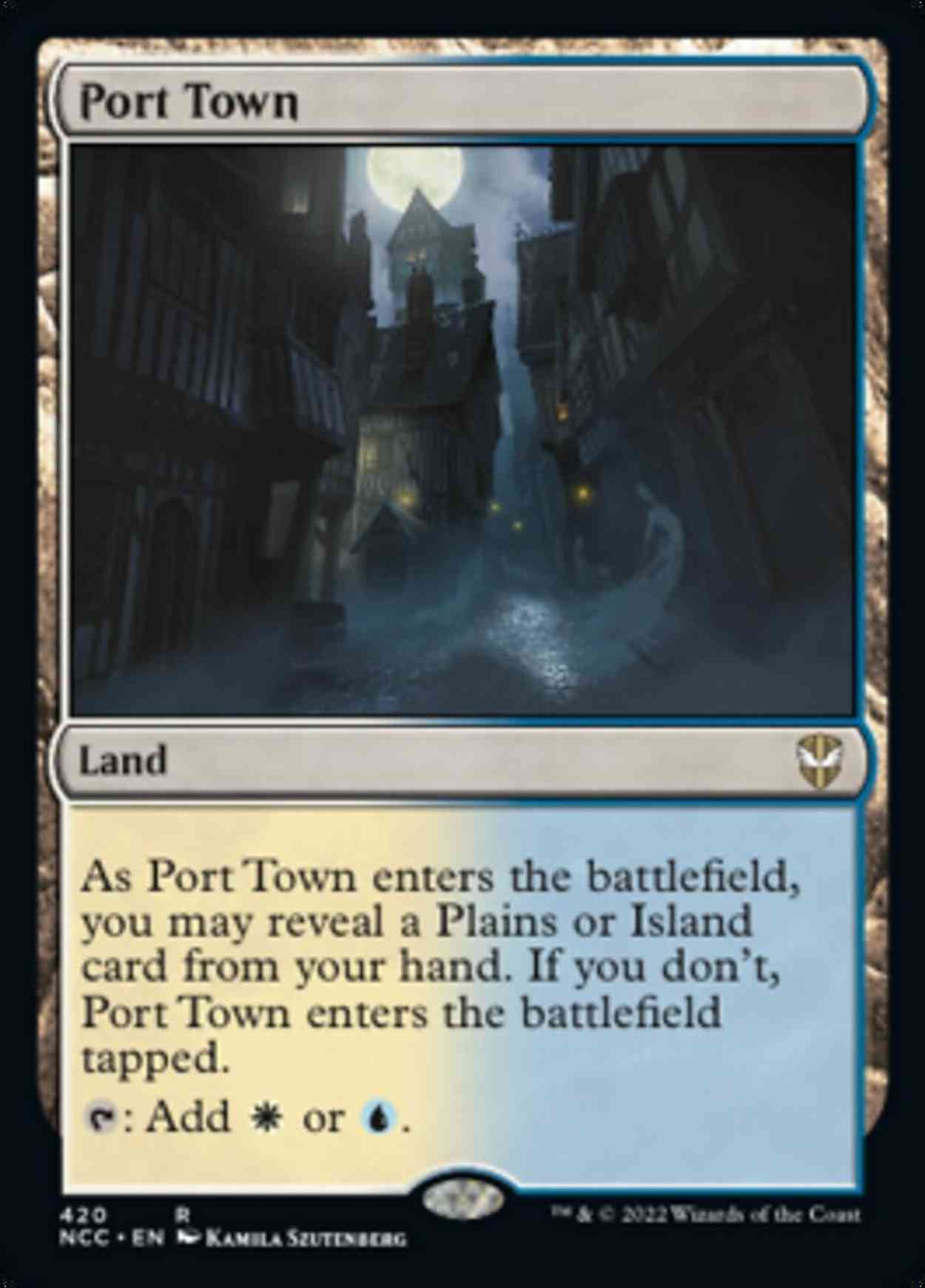 Port Town magic card front