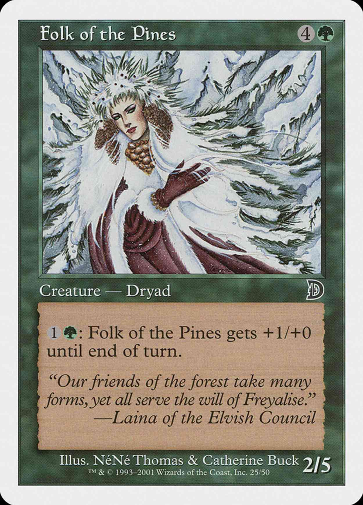 Folk of the Pines magic card front