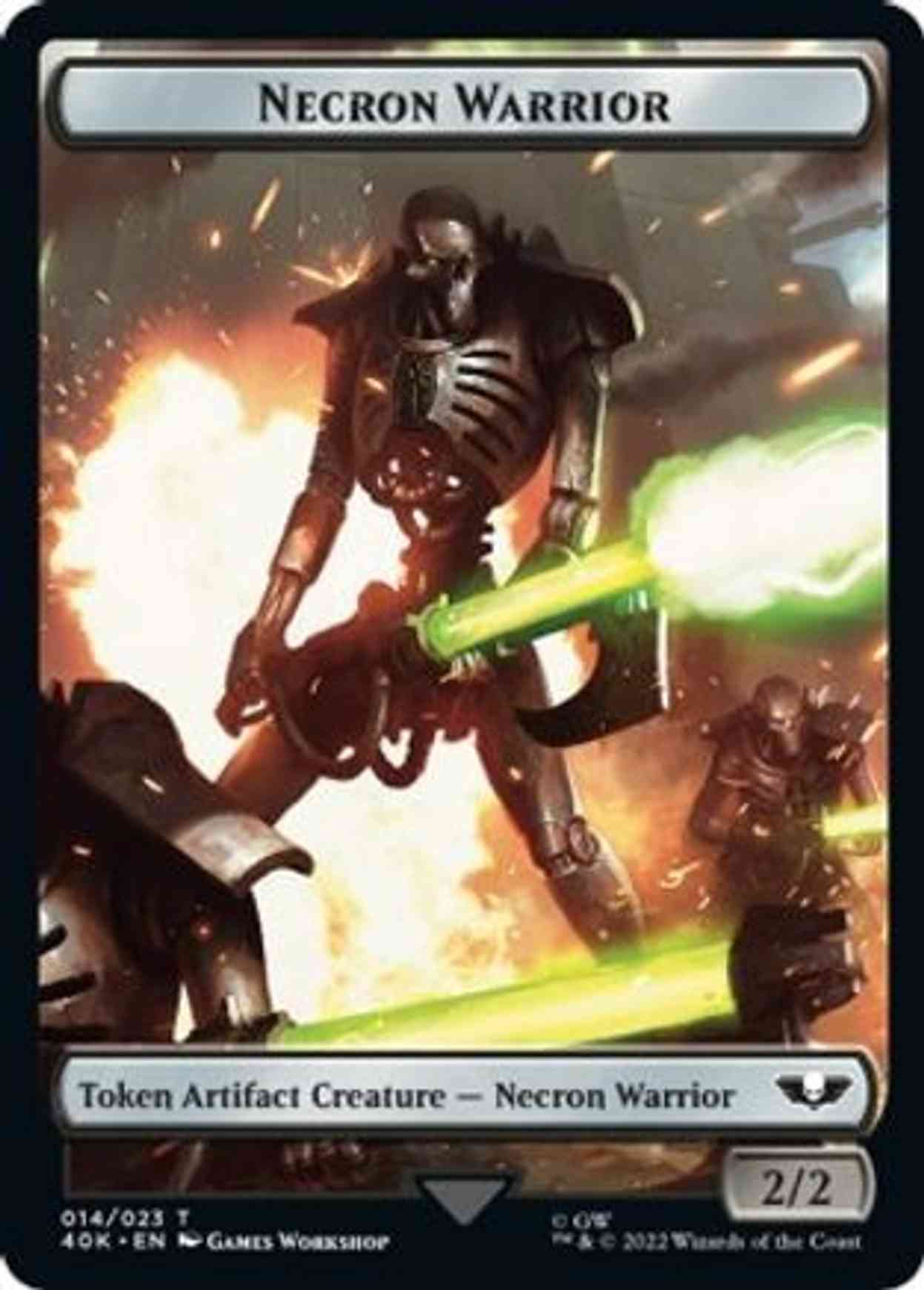 Necron Warrior // Insect Double-sided Token (Surge Foil) magic card front