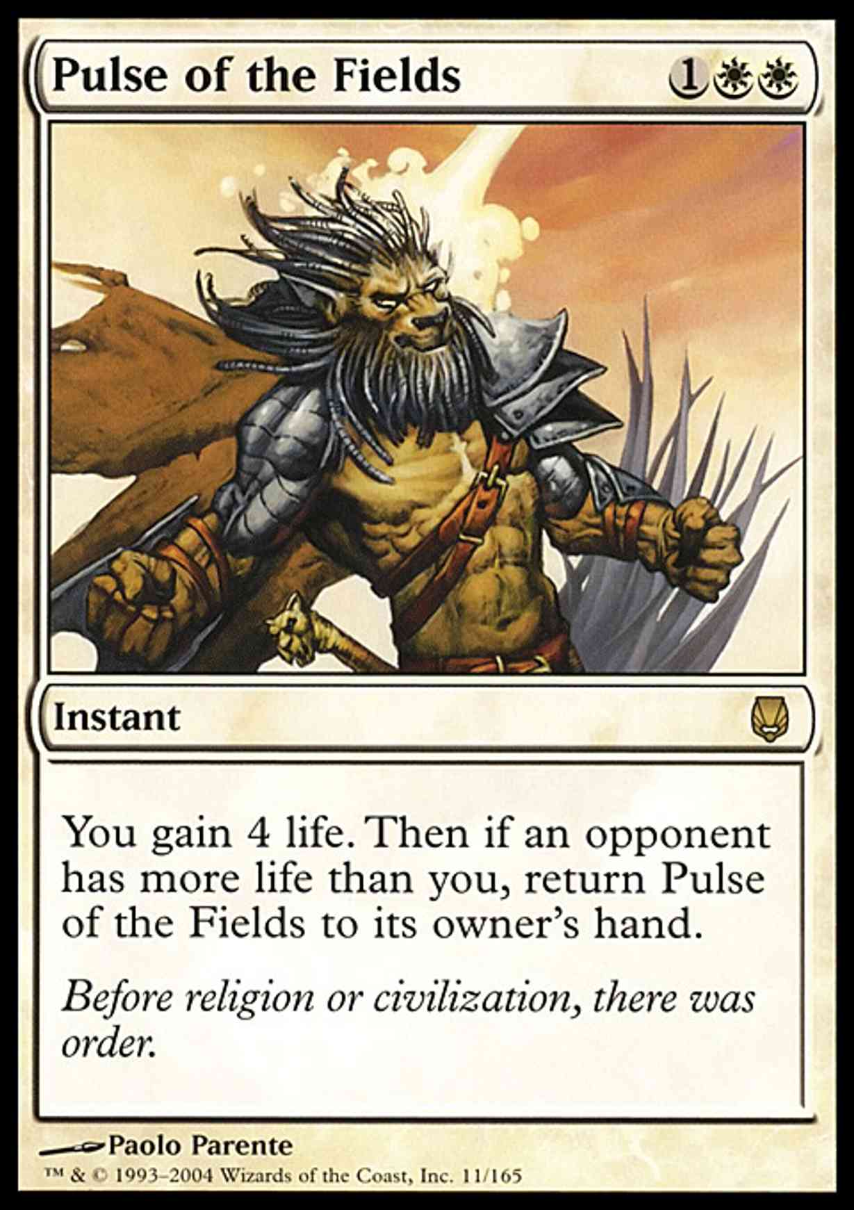 Pulse of the Fields magic card front