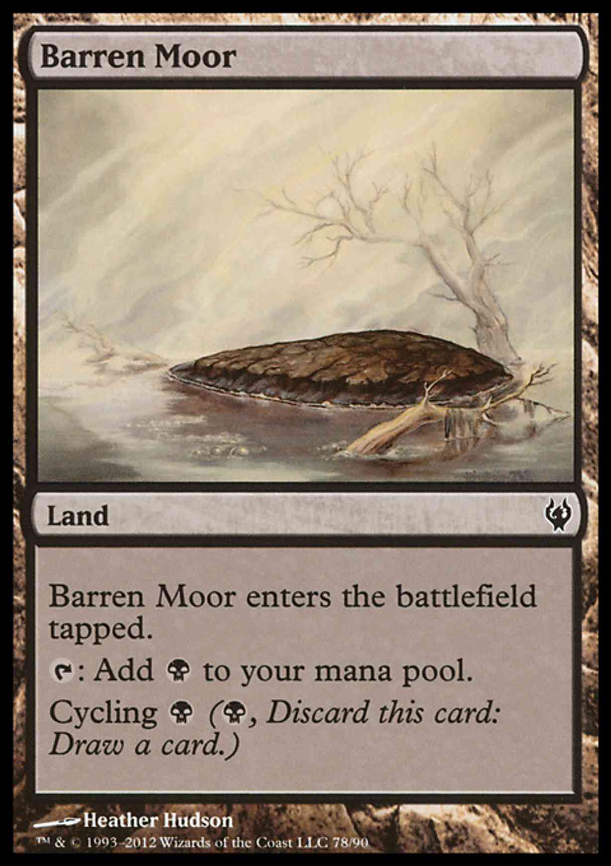 Barren Moor magic card front