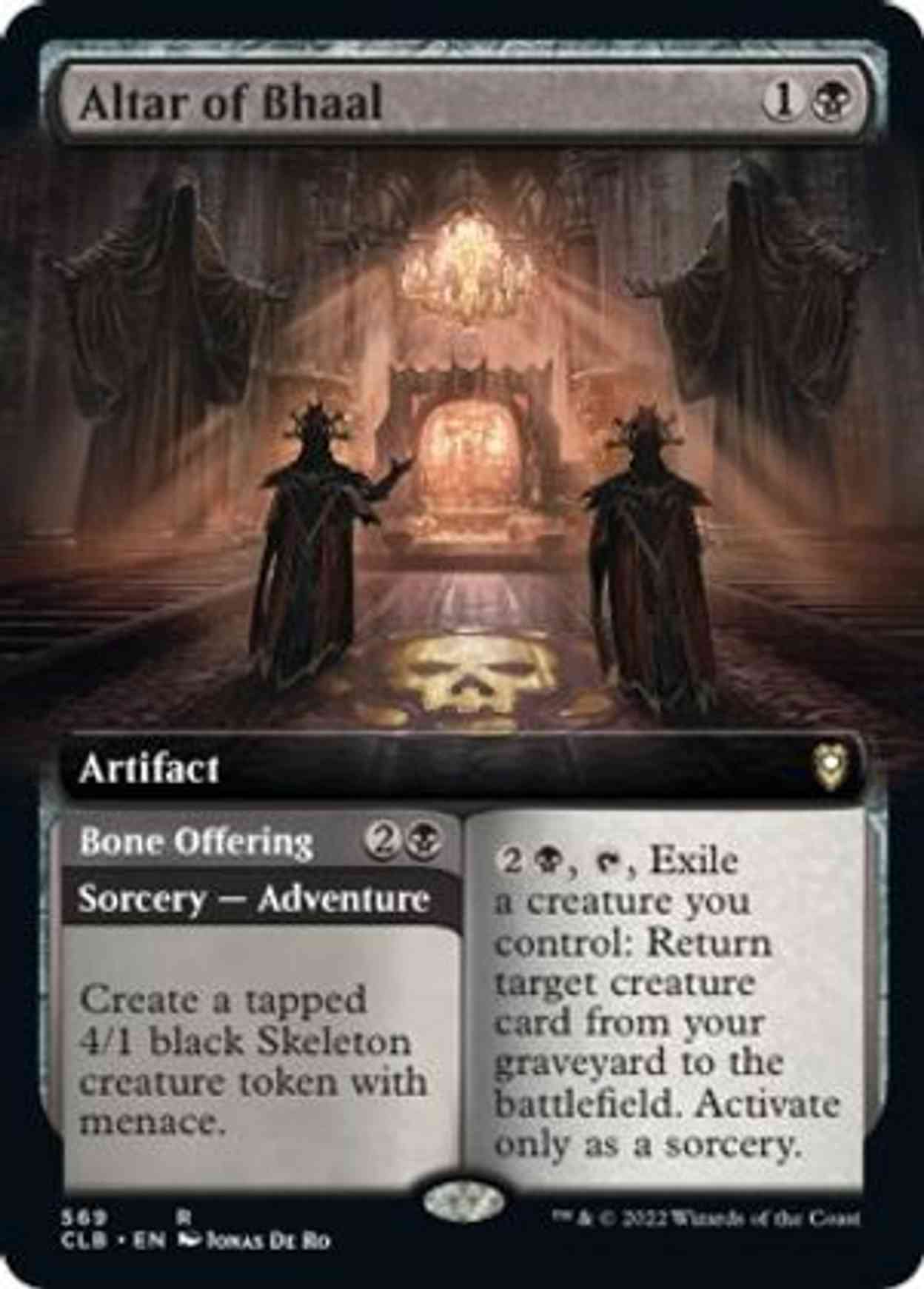Altar of Bhaal (Extended Art) magic card front