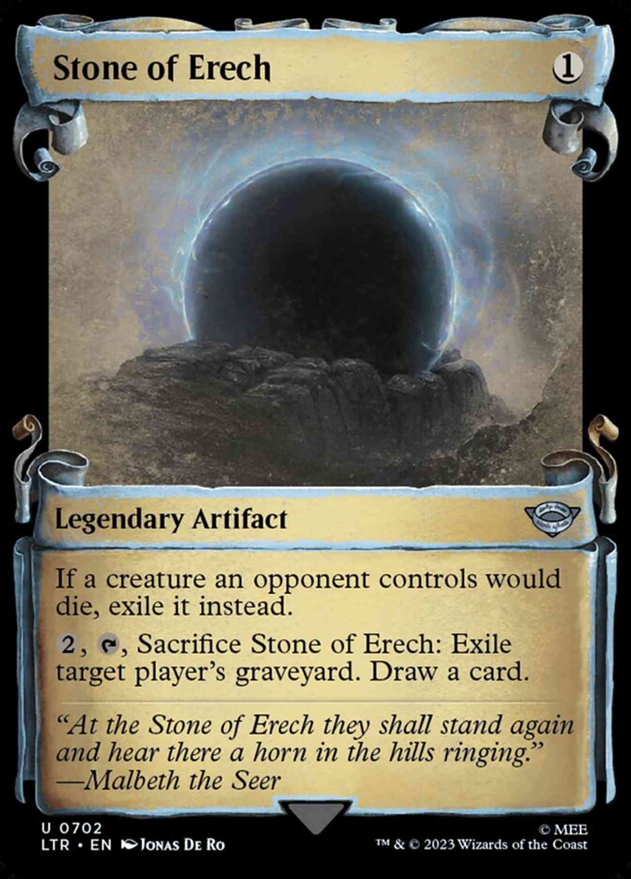 Stone of Erech (Showcase Scrolls) magic card front