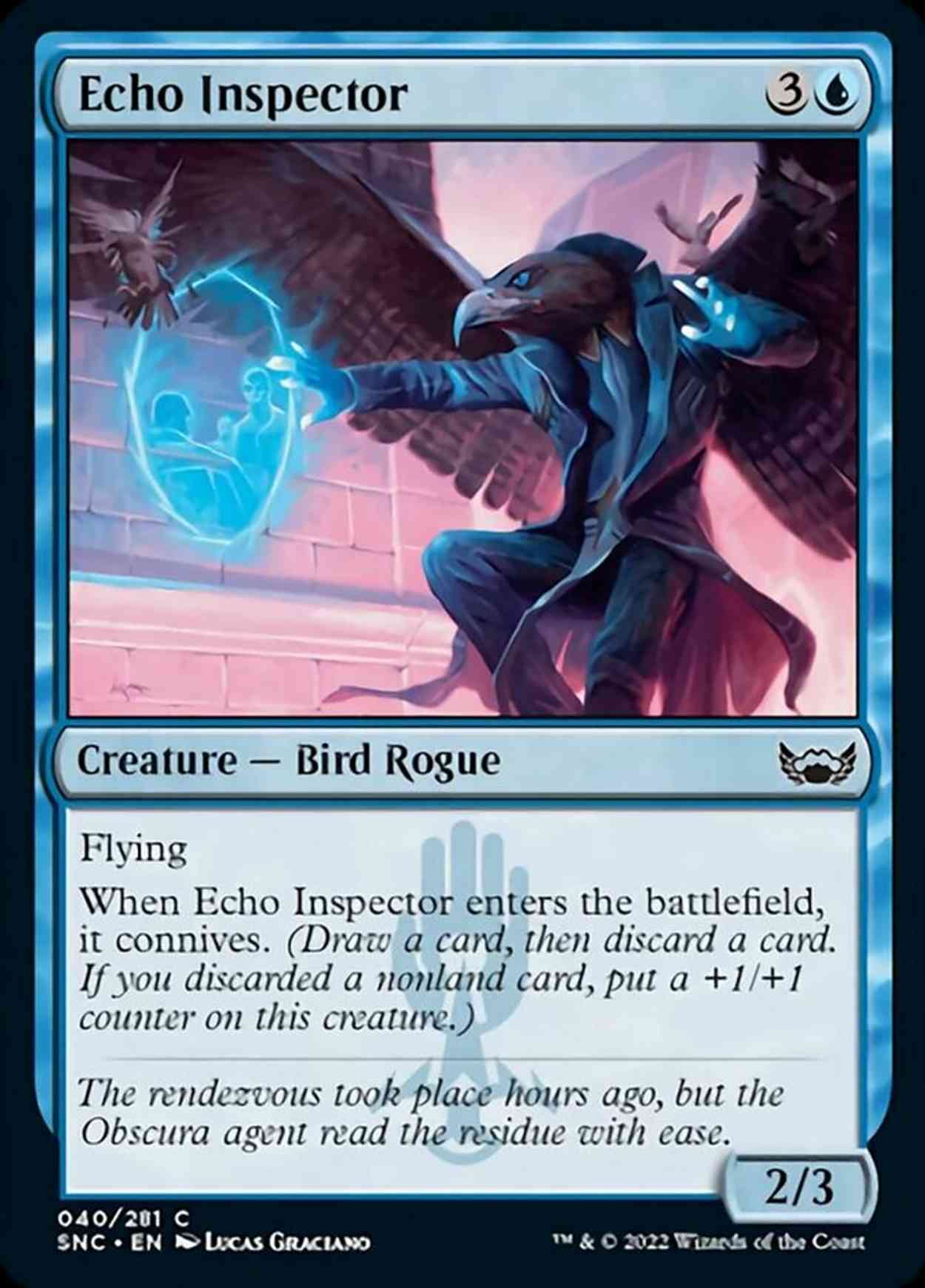 Echo Inspector magic card front