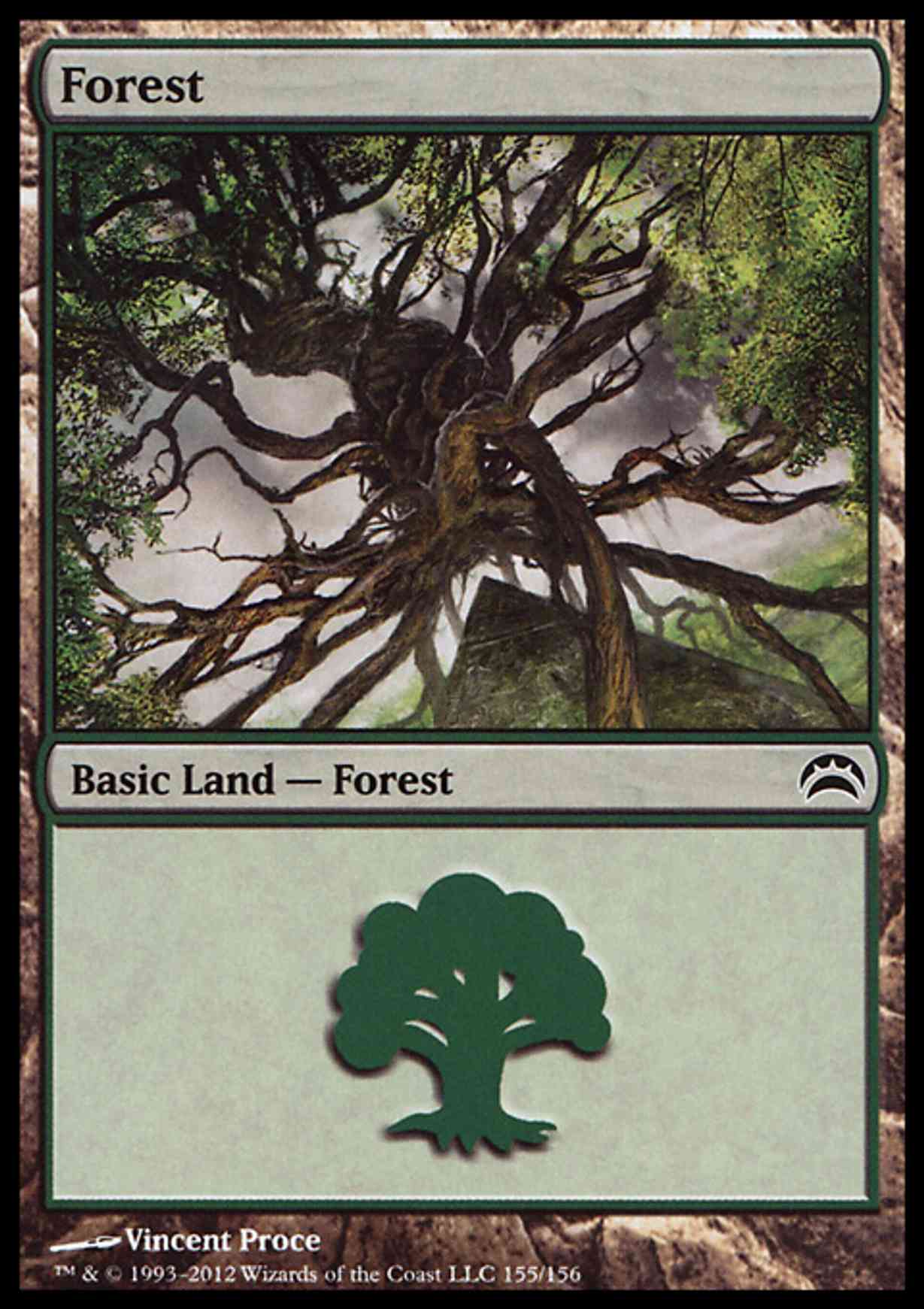 Forest (155)  magic card front