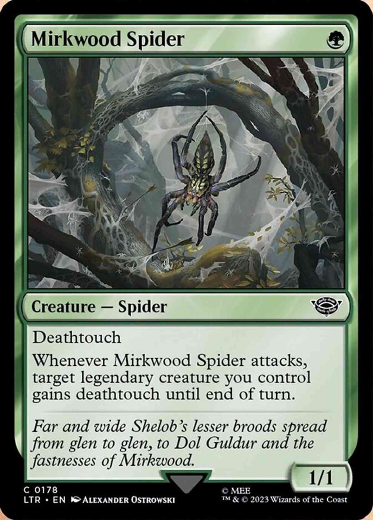 Mirkwood Spider magic card front