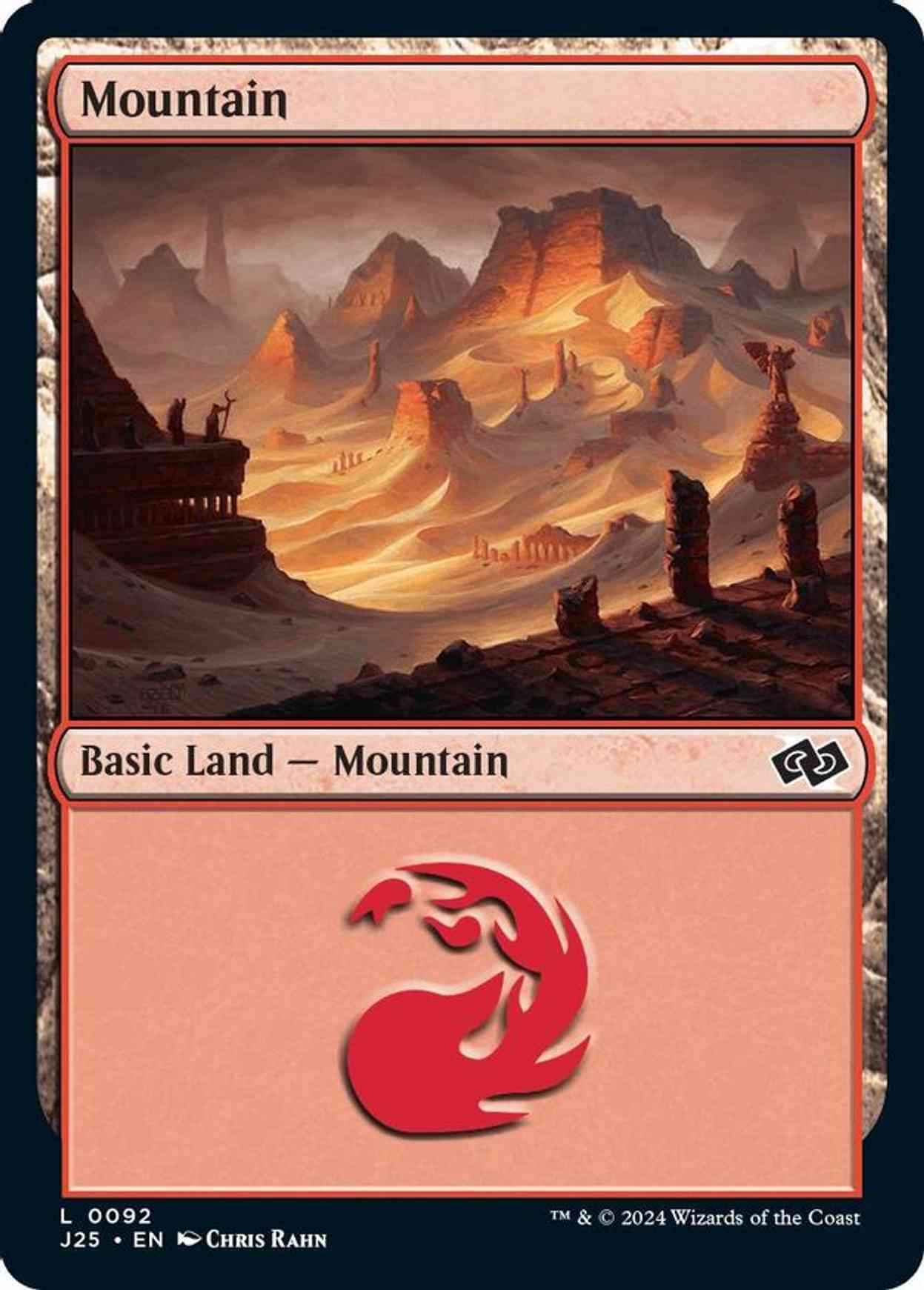 Mountain (0092) magic card front