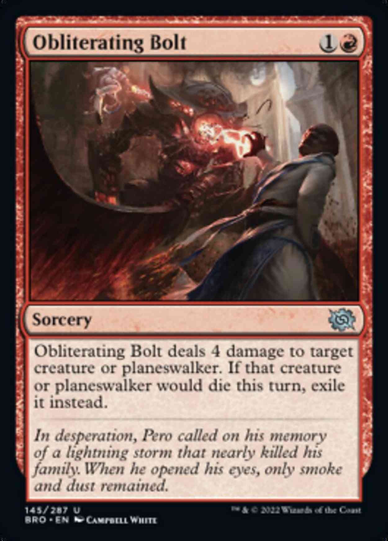 Obliterating Bolt magic card front
