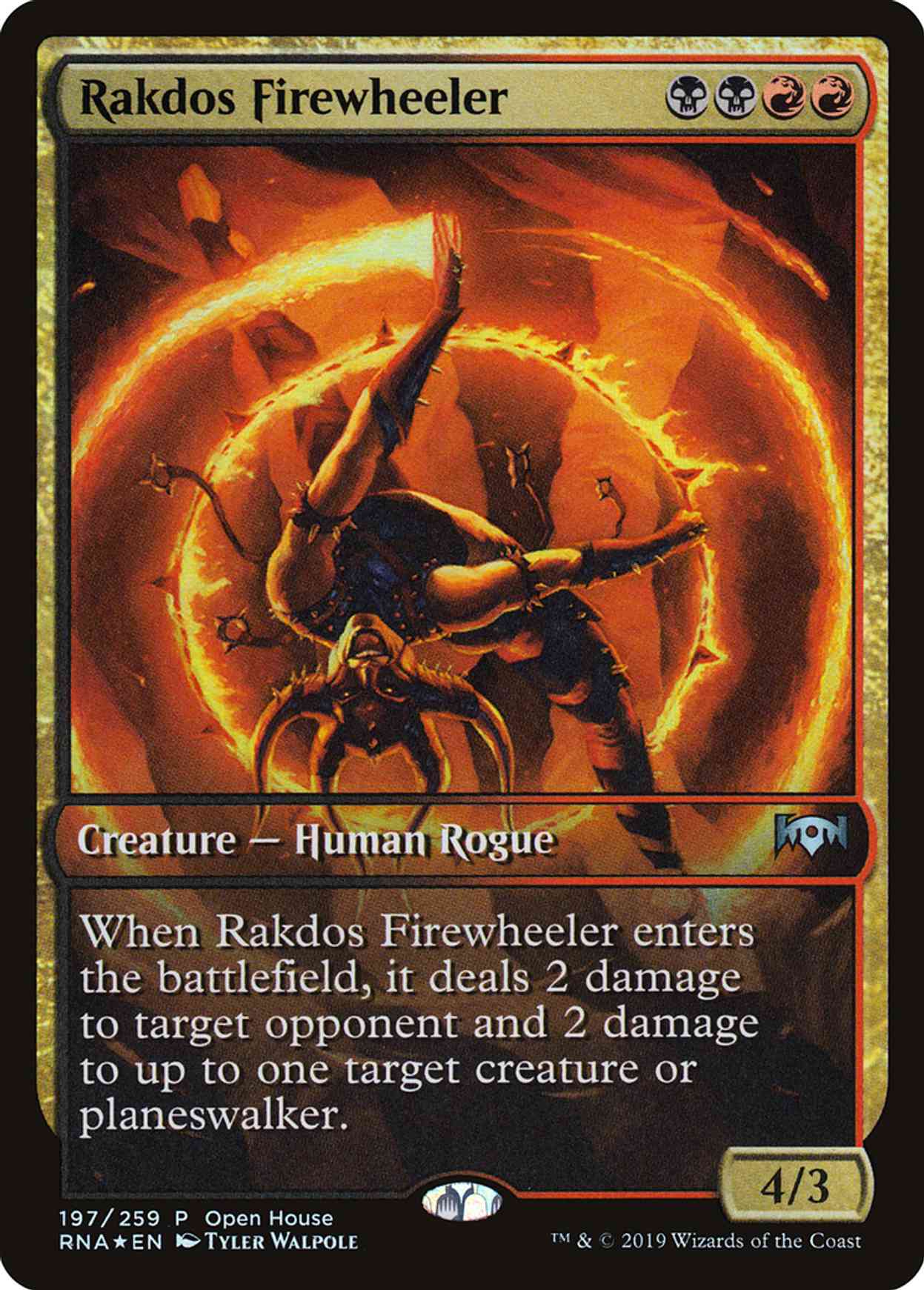 Rakdos Firewheeler magic card front
