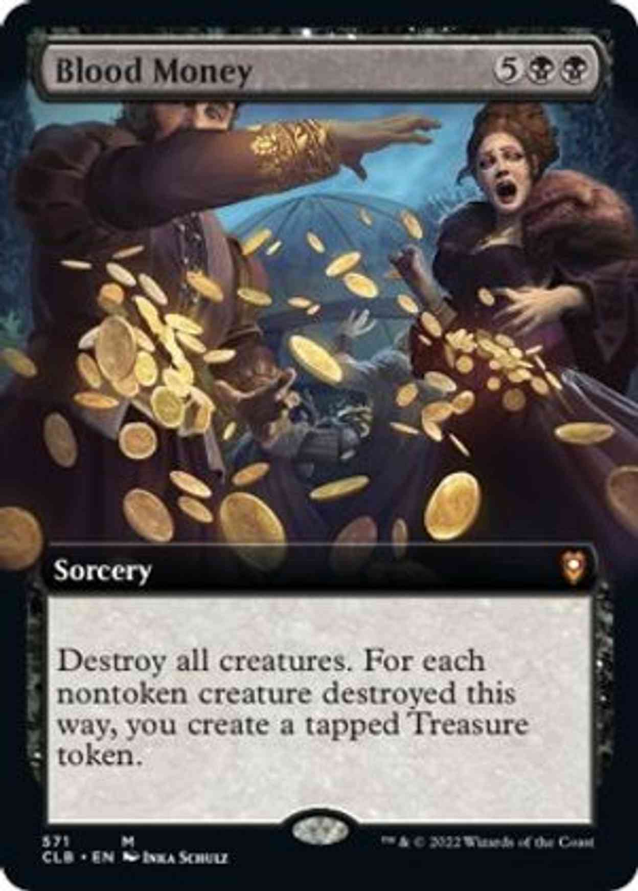 Blood Money (Extended Art) magic card front