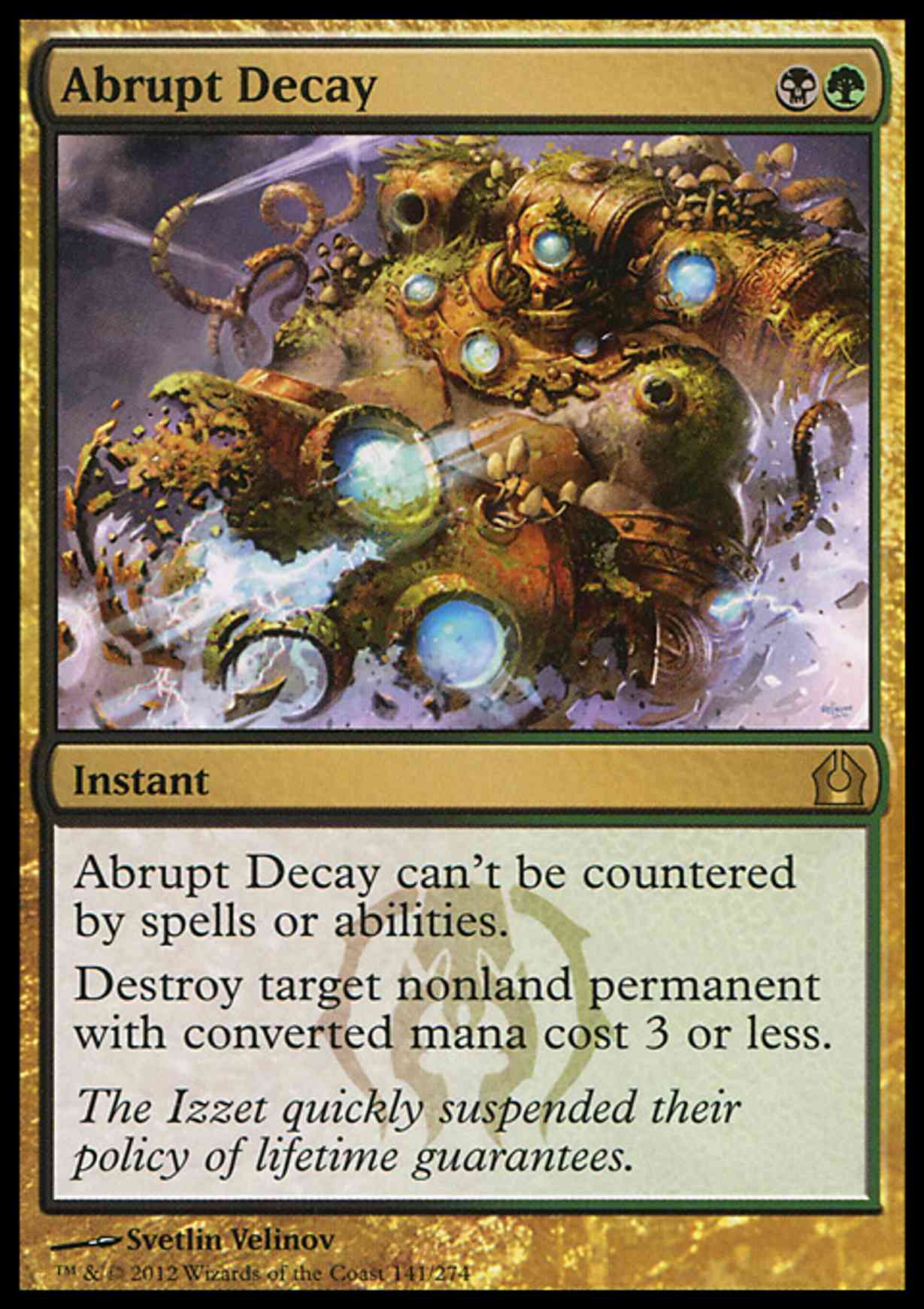 Abrupt Decay magic card front