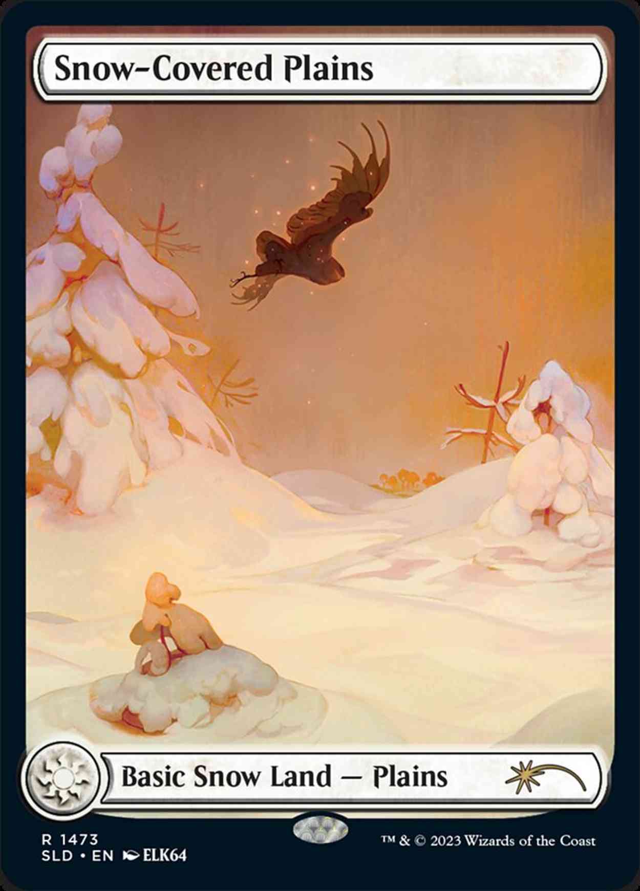 Snow-Covered Plains (1473) magic card front