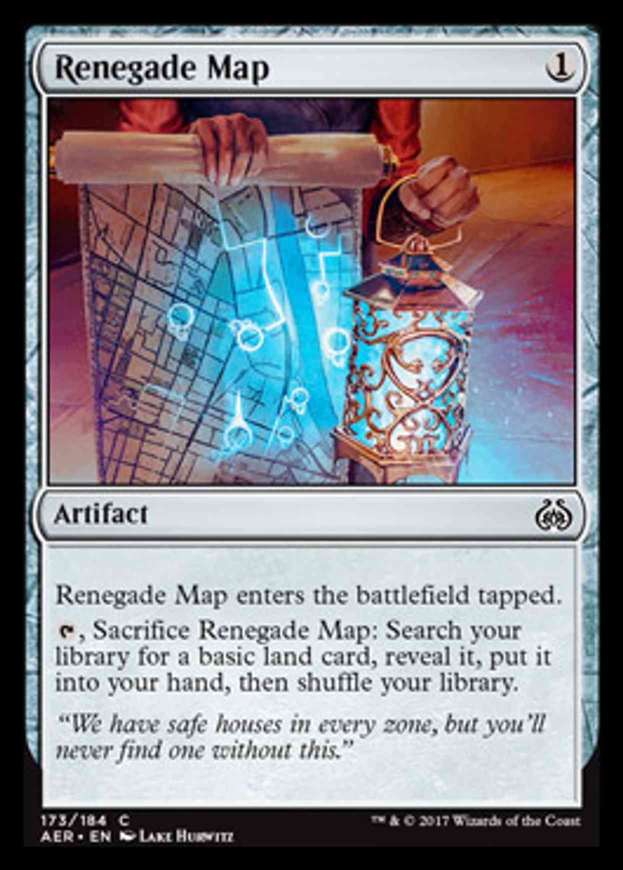 Renegade Map magic card front