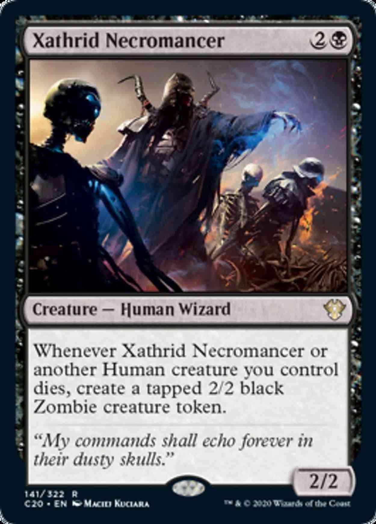 Xathrid Necromancer magic card front