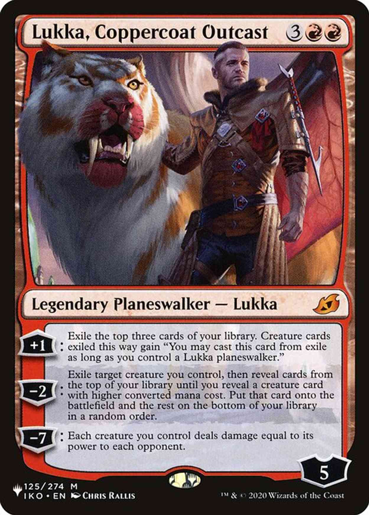 Lukka, Coppercoat Outcast magic card front
