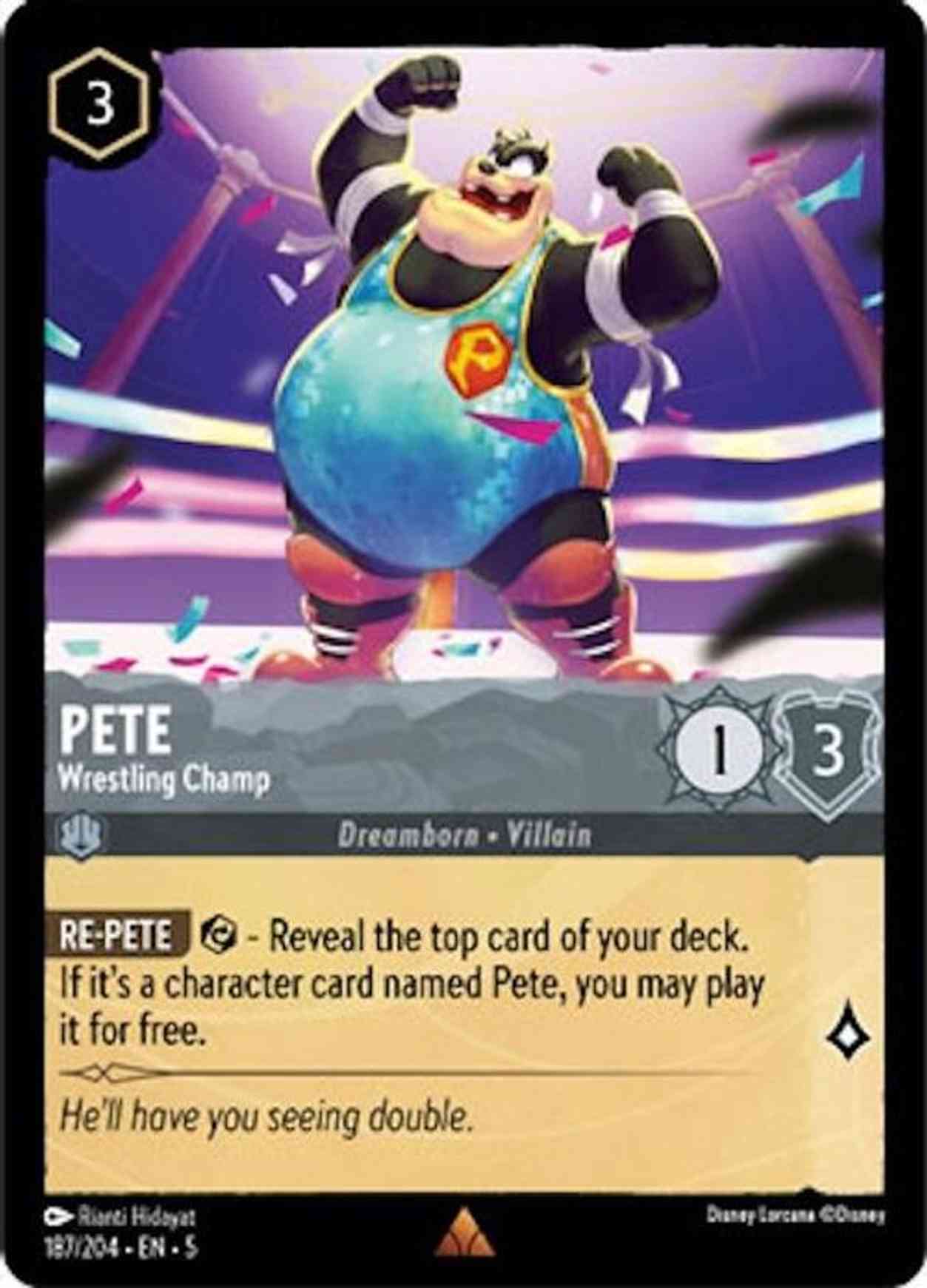 Pete - Wrestling Champ magic card front