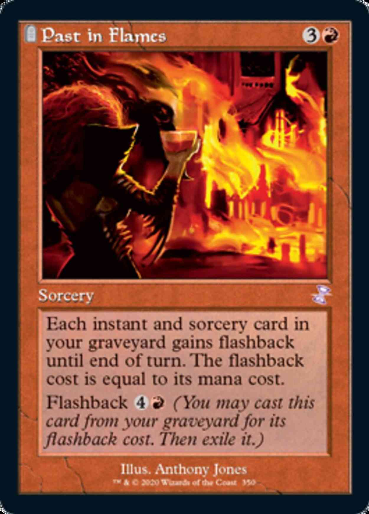 Past in Flames magic card front