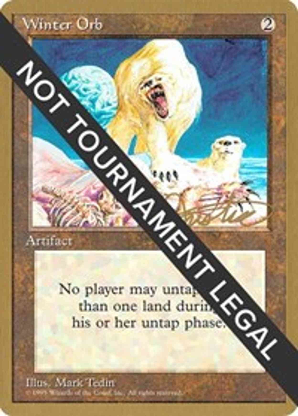 Winter Orb - 1996 Mark Justice (4ED) magic card front