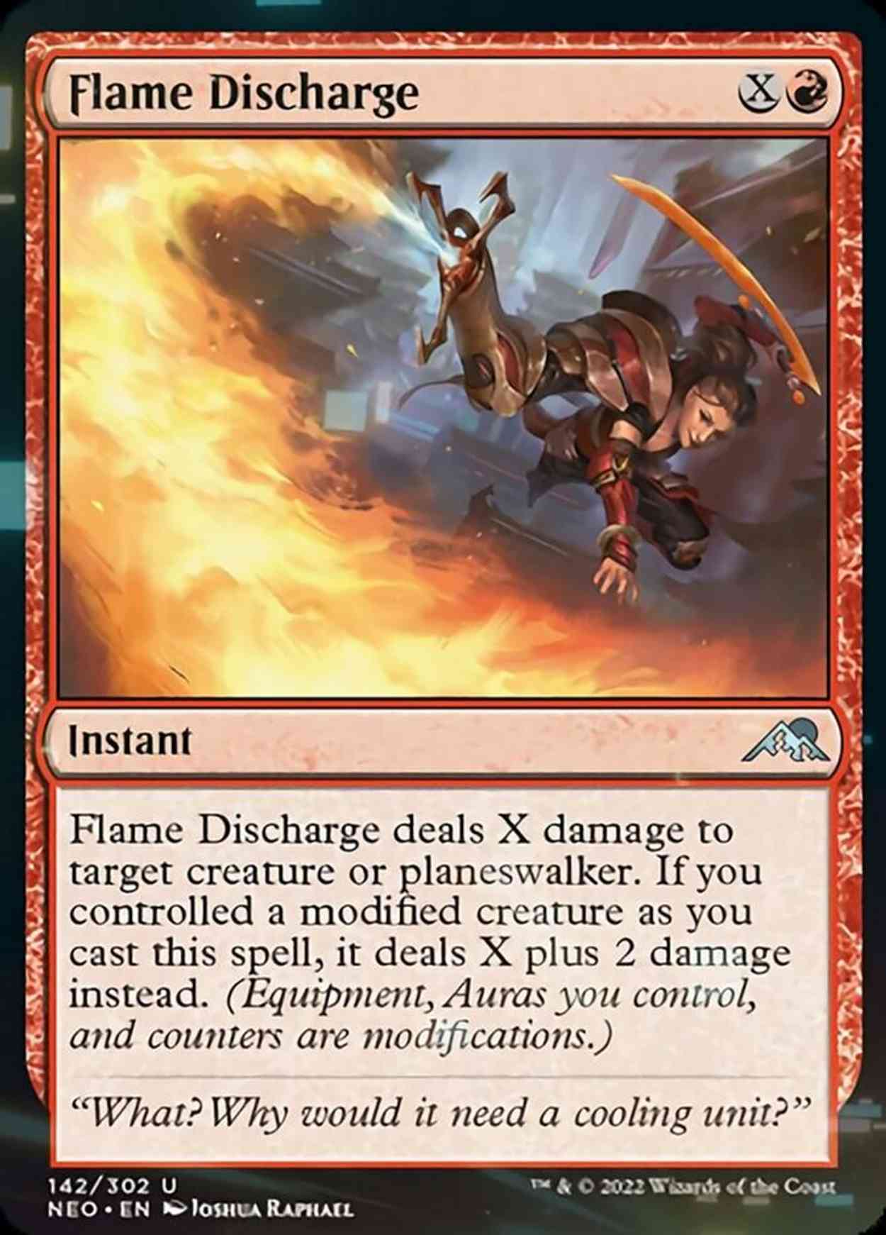 Flame Discharge magic card front