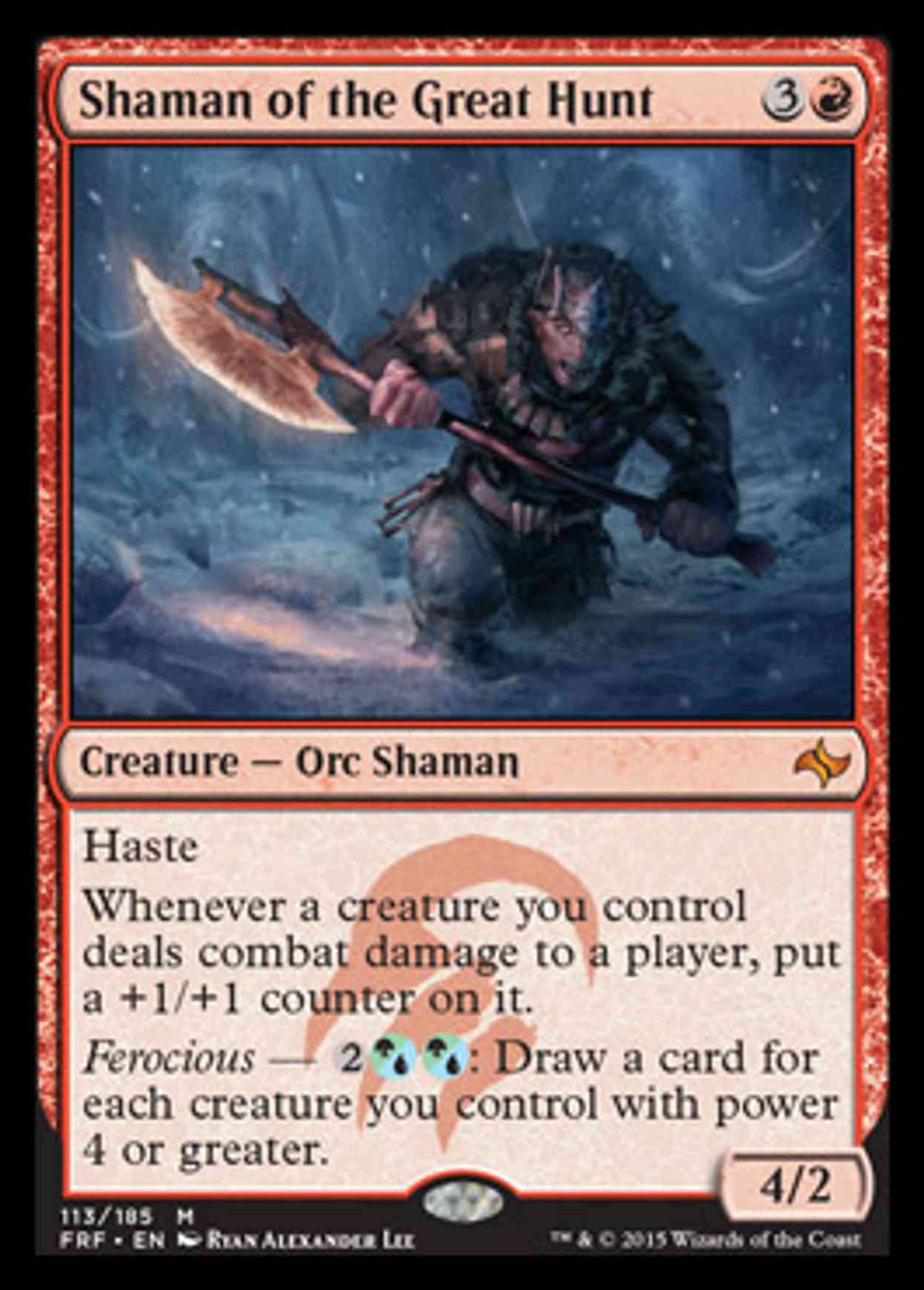 Shaman of the Great Hunt magic card front