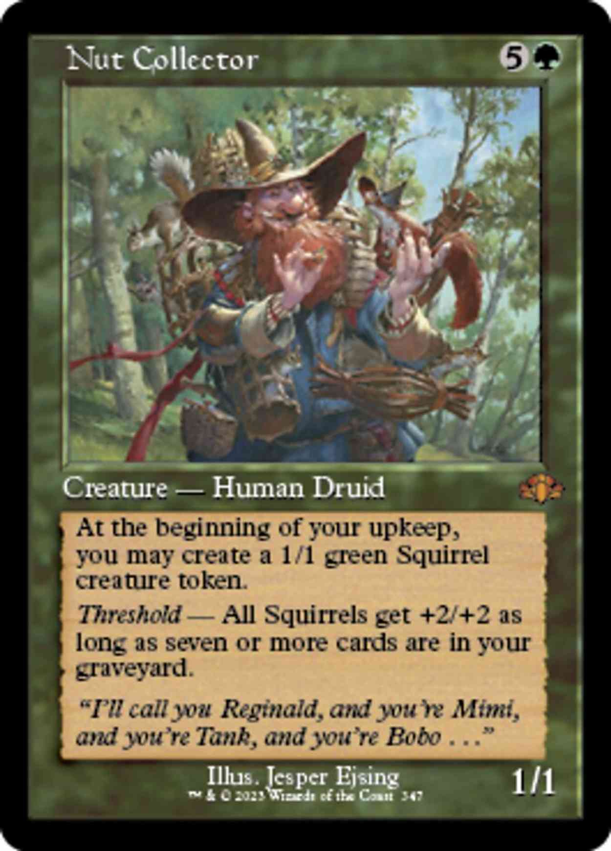 Nut Collector (Retro Frame) magic card front