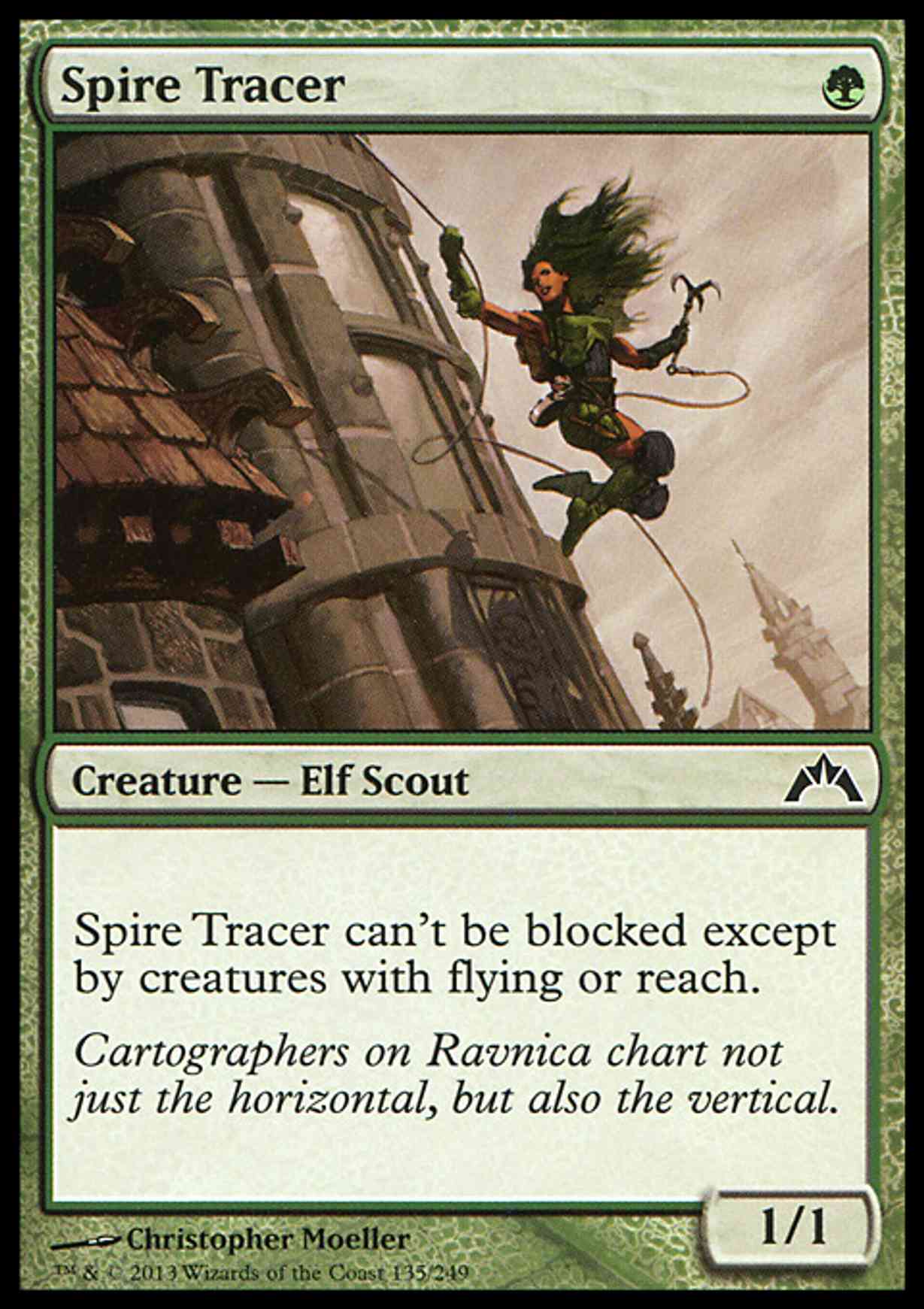 Spire Tracer magic card front