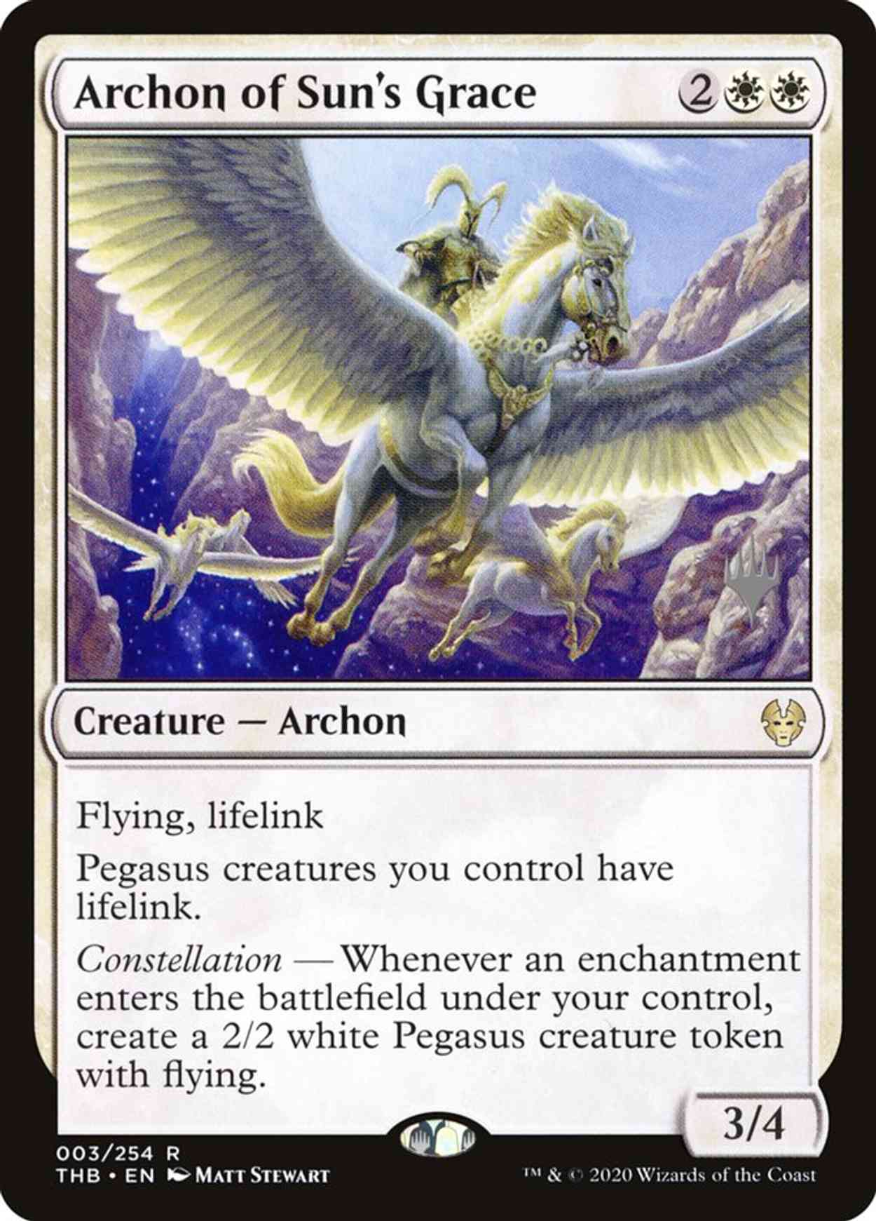 Archon of Sun's Grace magic card front
