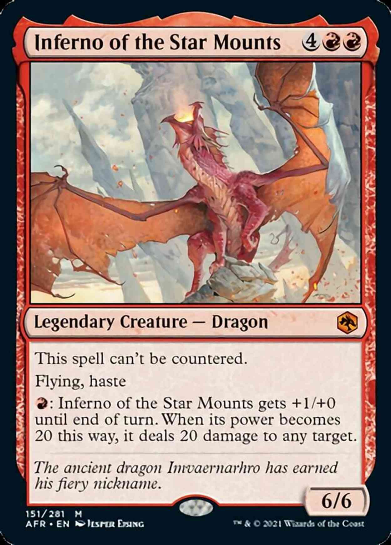 Inferno of the Star Mounts magic card front