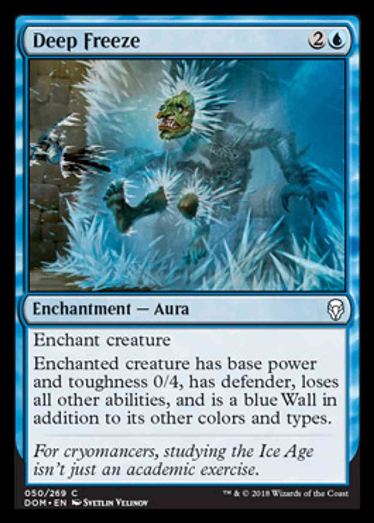 Deep Freeze magic card front