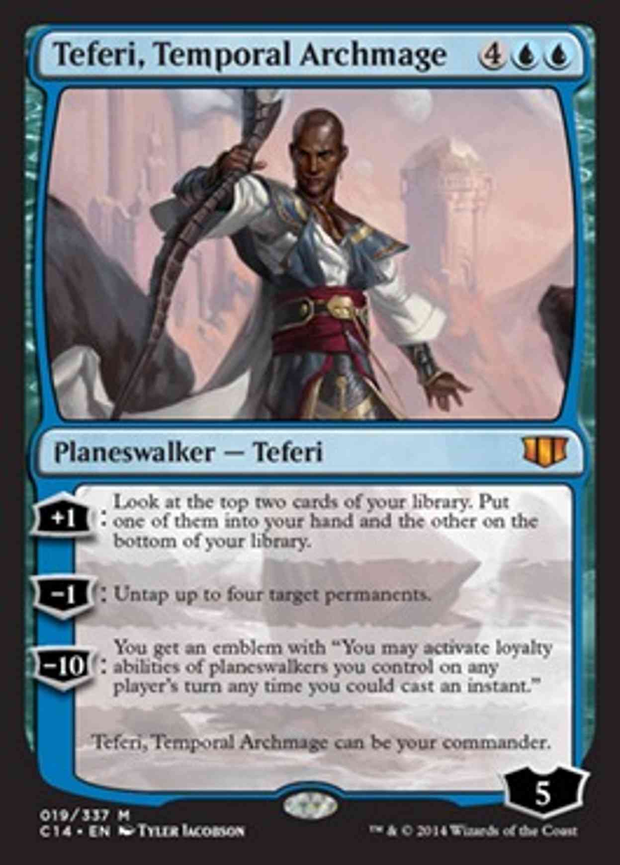 Teferi, Temporal Archmage magic card front