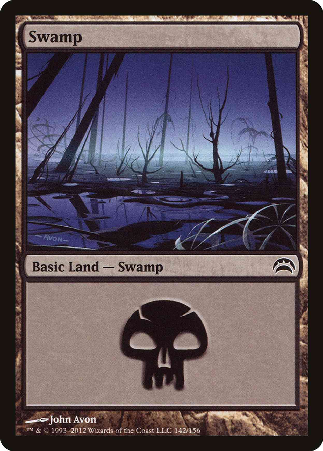 Swamp (142) magic card front