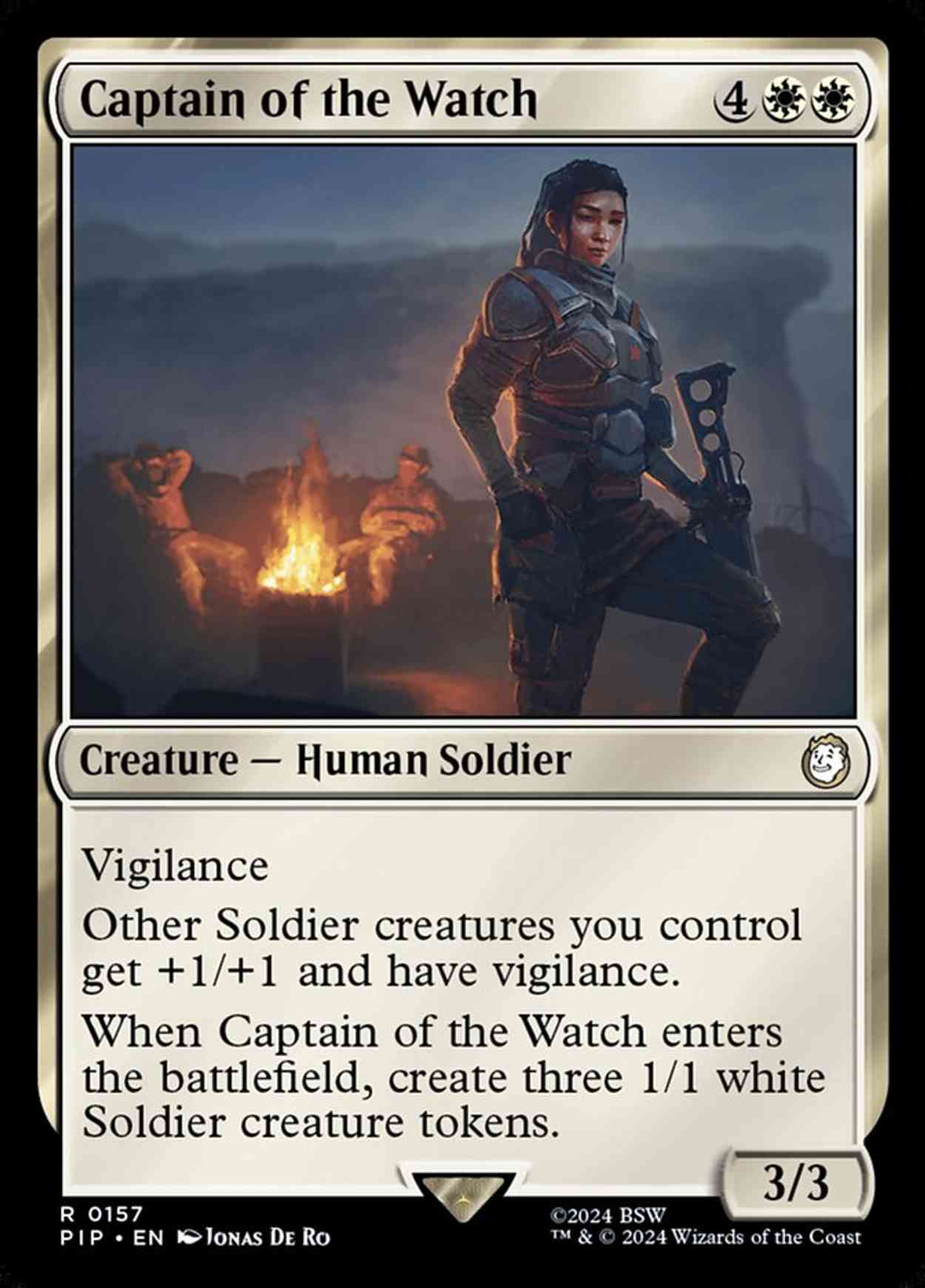 Captain of the Watch magic card front