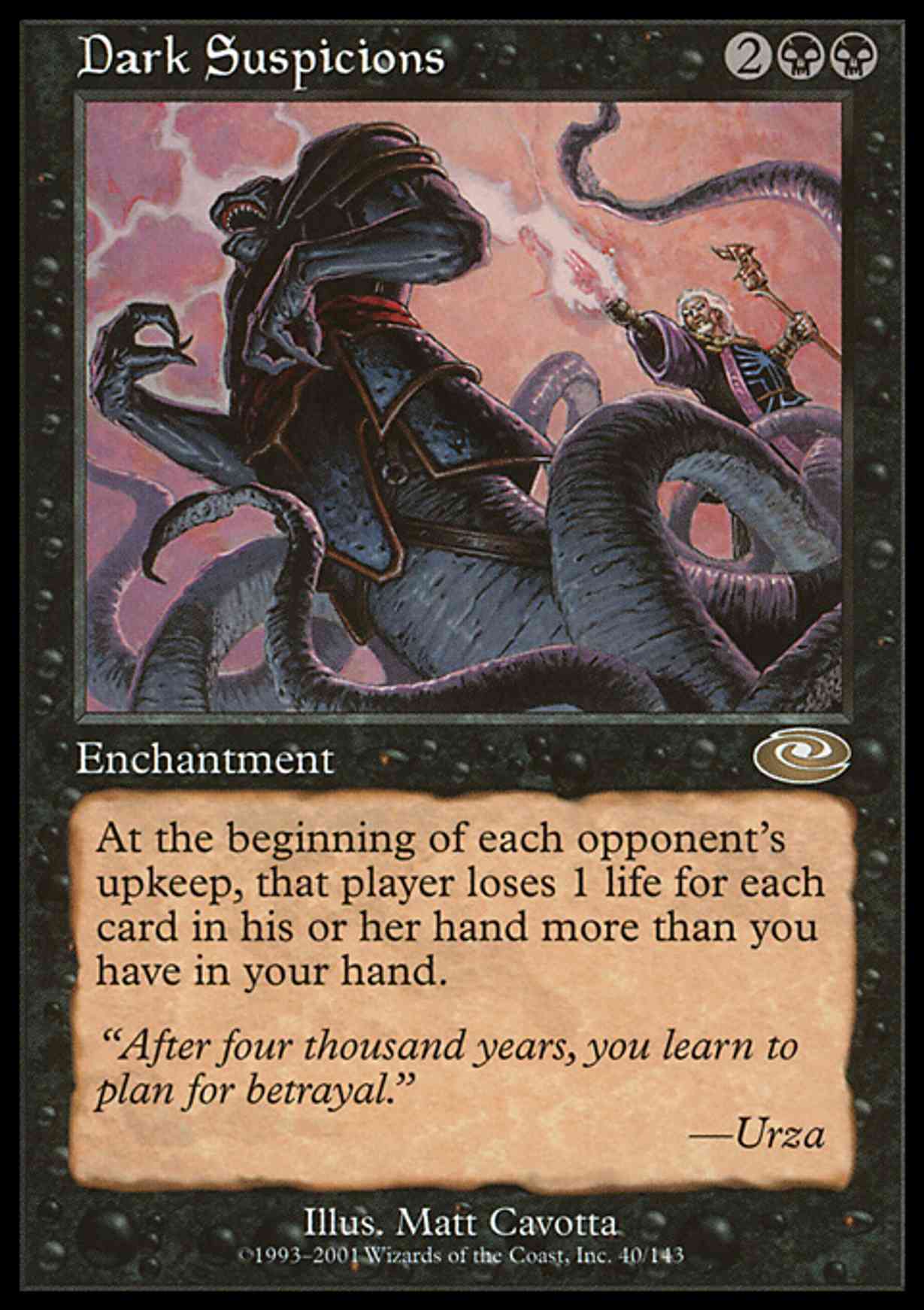 Dark Suspicions magic card front
