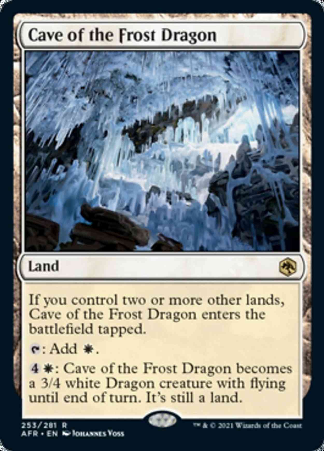 Cave of the Frost Dragon magic card front