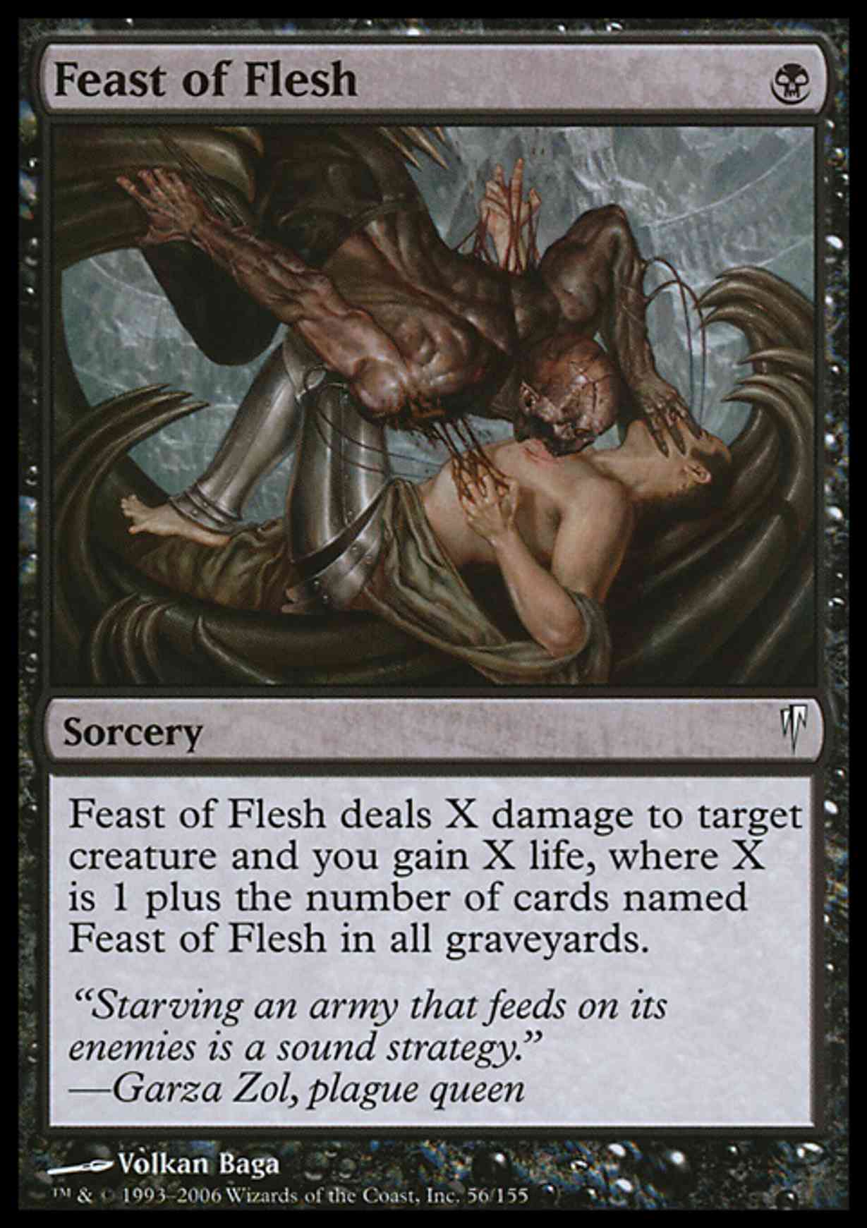 Feast of Flesh magic card front