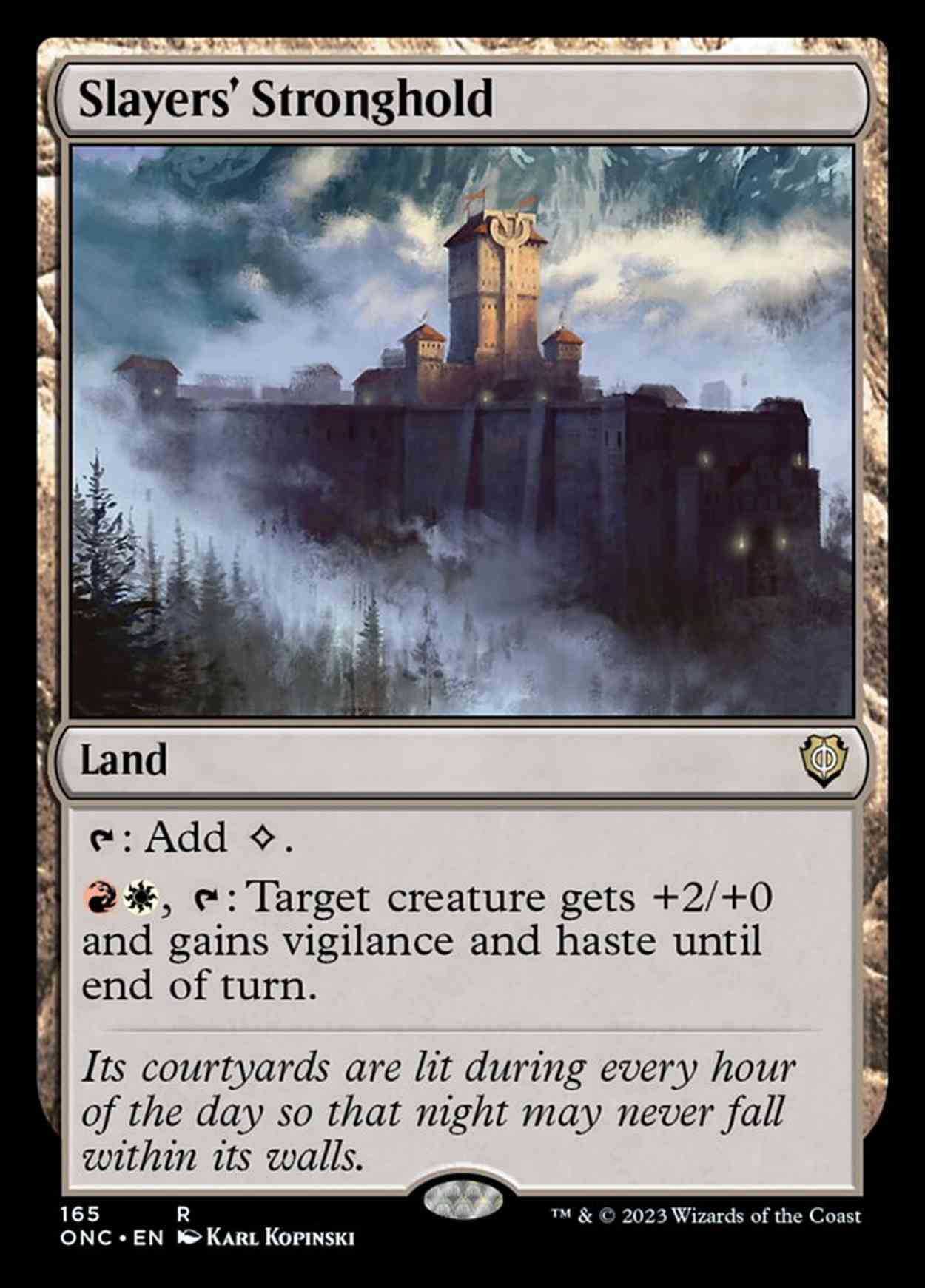Slayers' Stronghold magic card front
