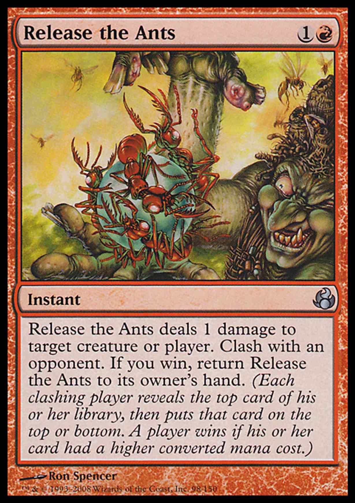 Release the Ants magic card front