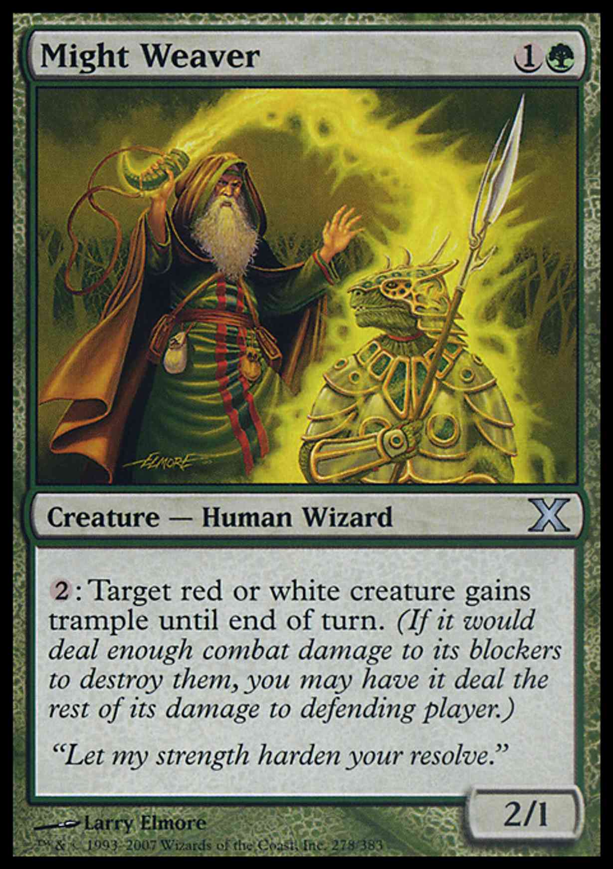 Might Weaver magic card front