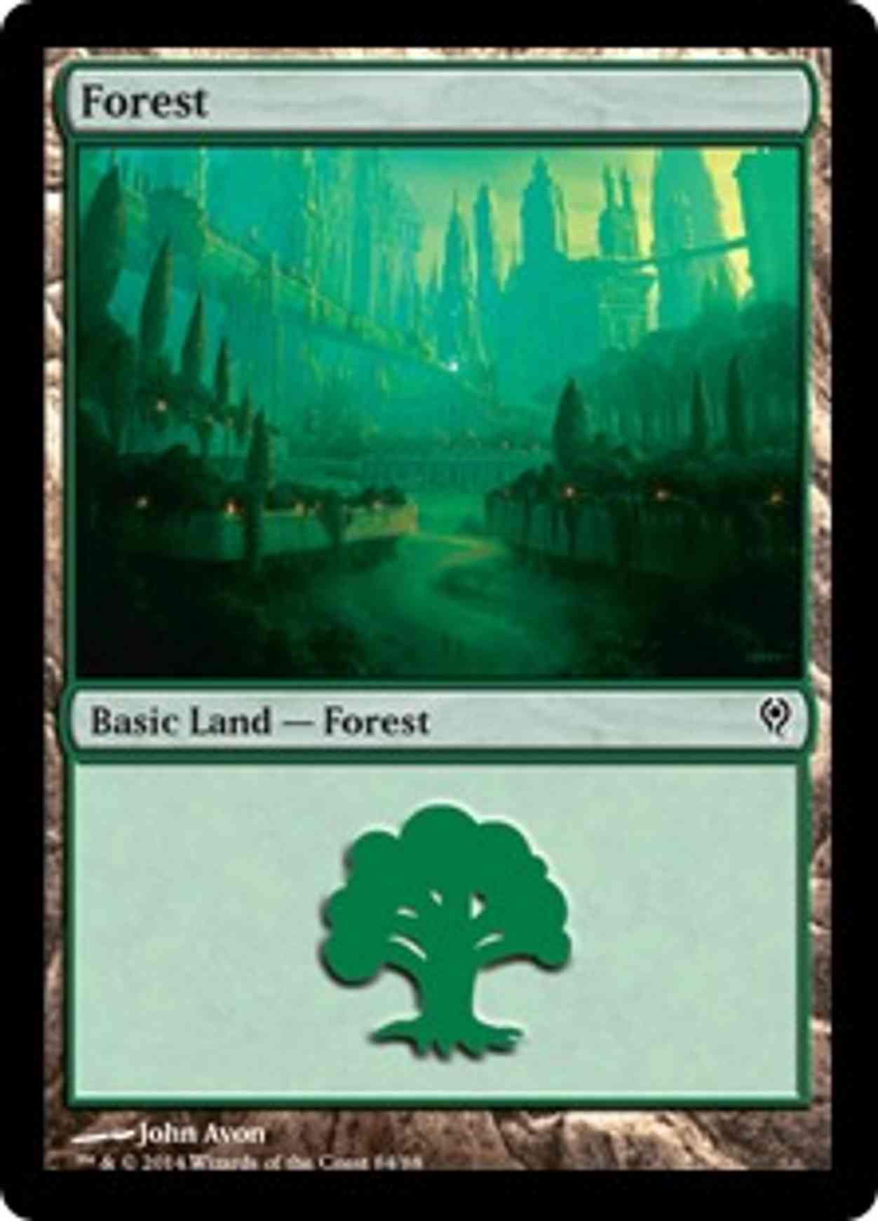 Forest (84) magic card front