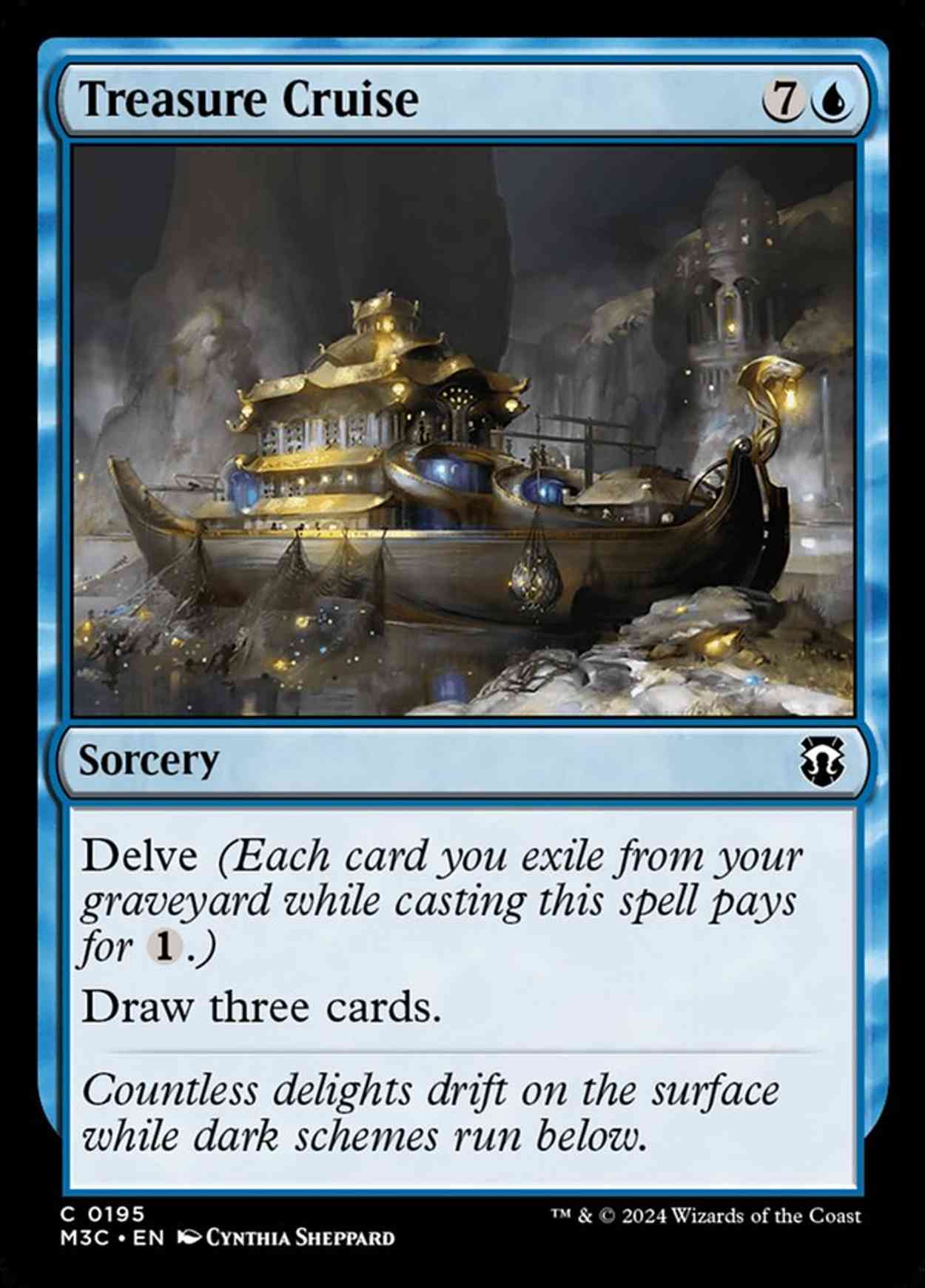 Treasure Cruise magic card front