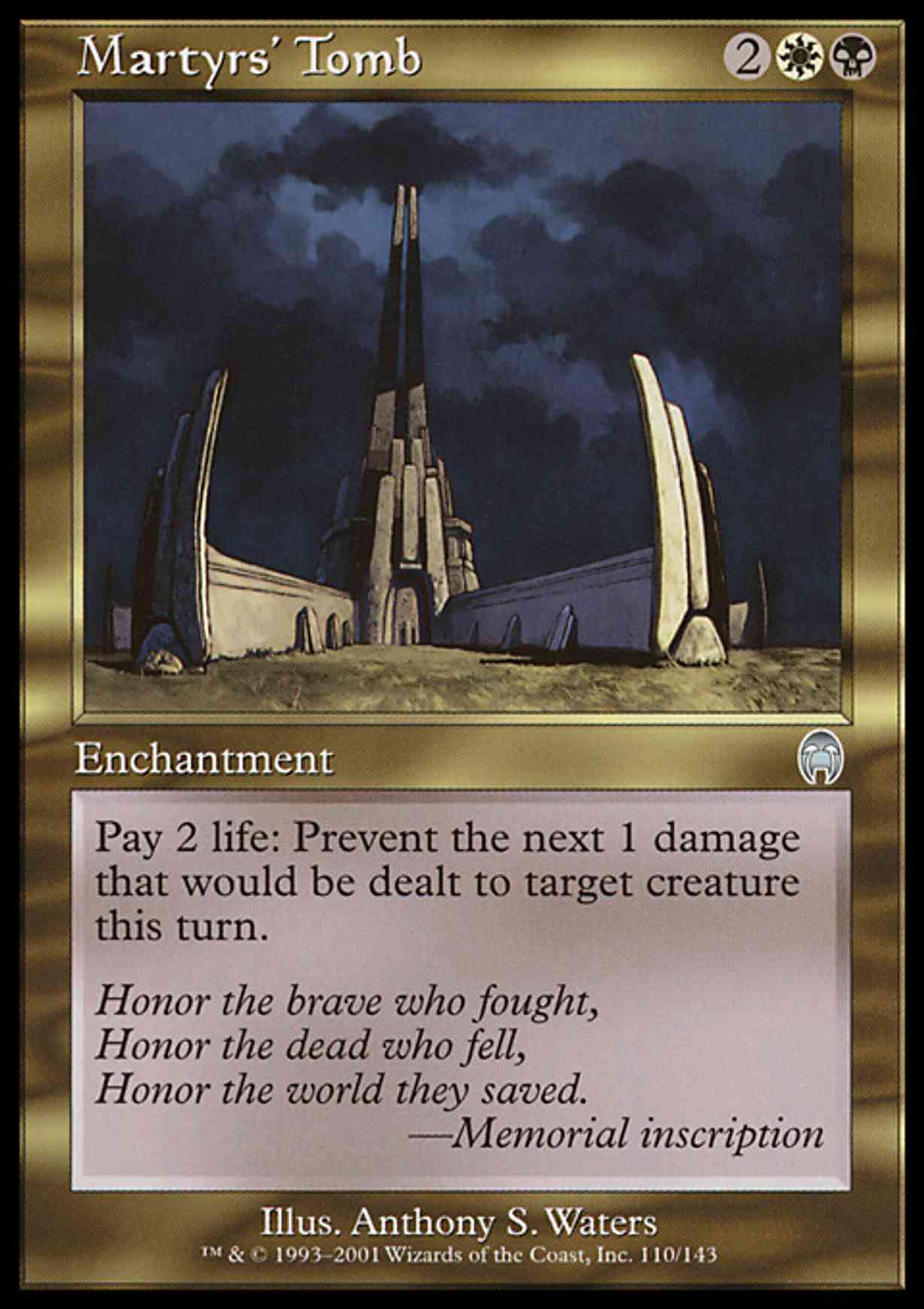 Martyrs' Tomb magic card front