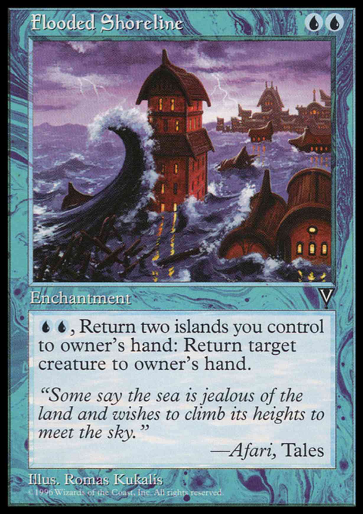 Flooded Shoreline magic card front