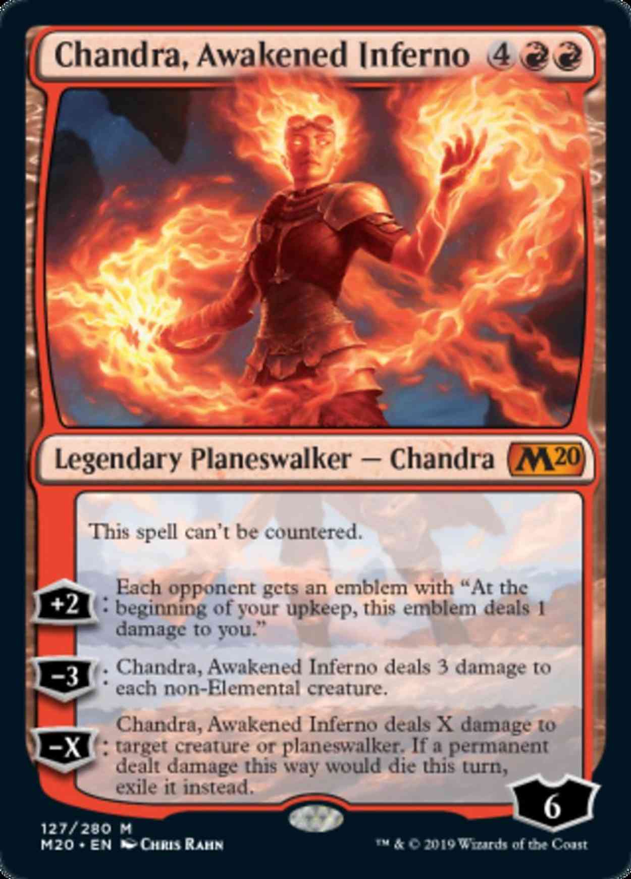 Chandra, Awakened Inferno magic card front