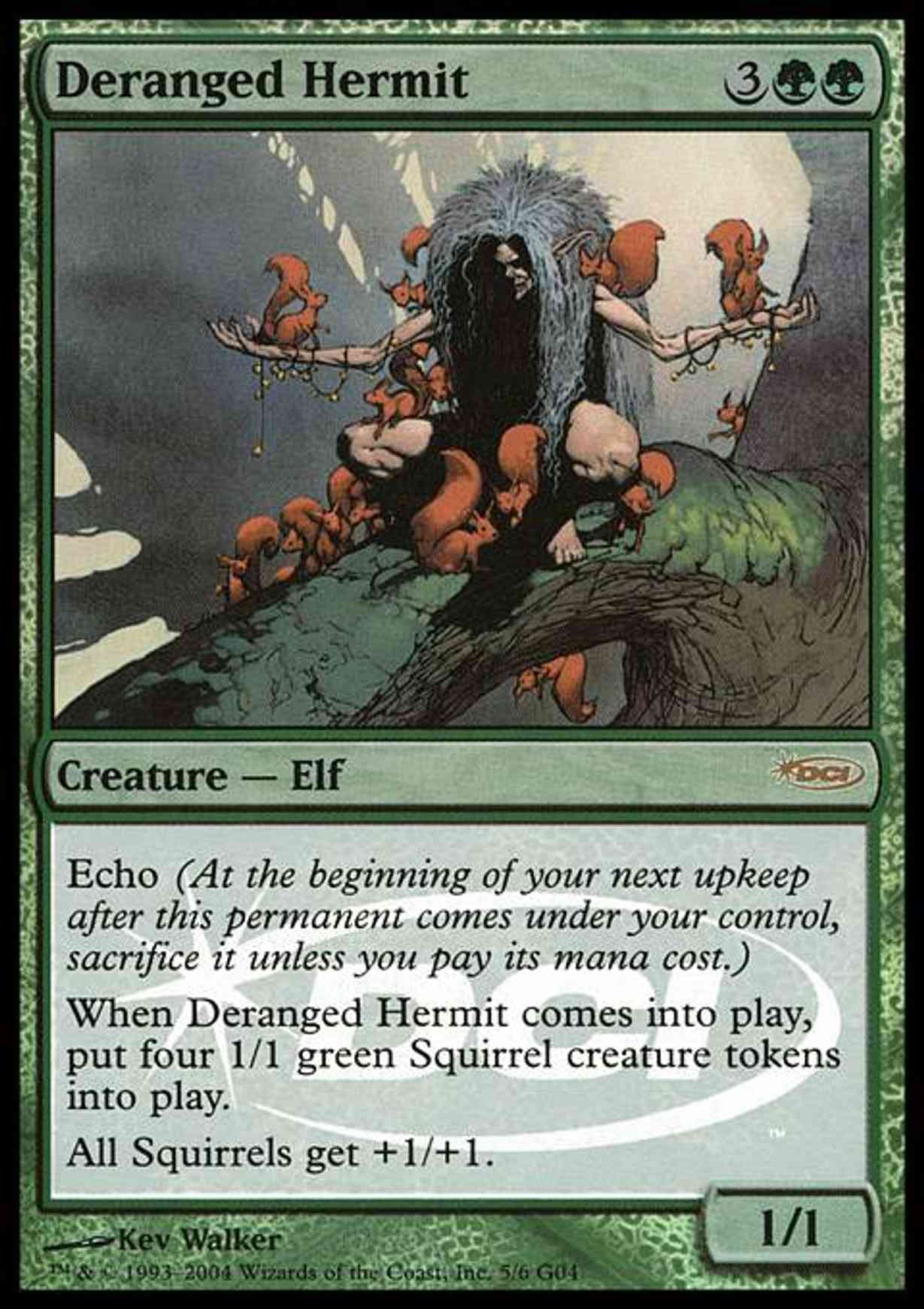 Deranged Hermit magic card front