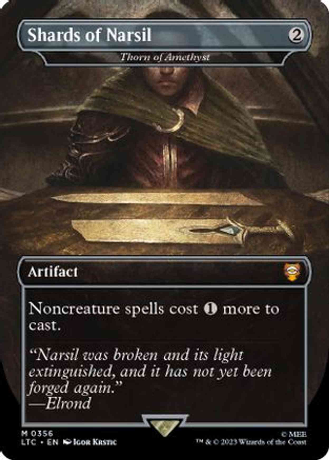 Shards of Narsil - Thorn of Amethyst magic card front