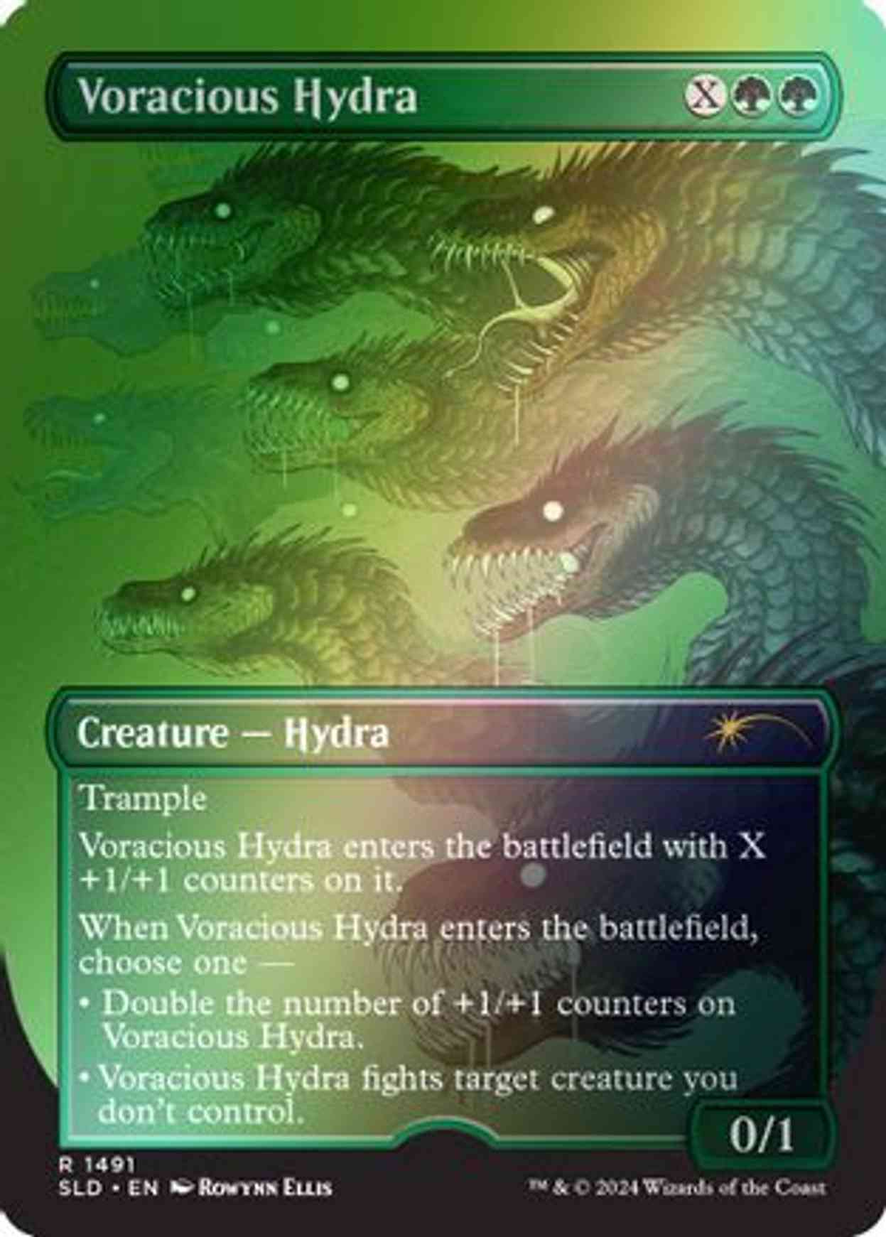 Voracious Hydra (Rainbow Foil) Price from mtg Secret Lair Drop Series