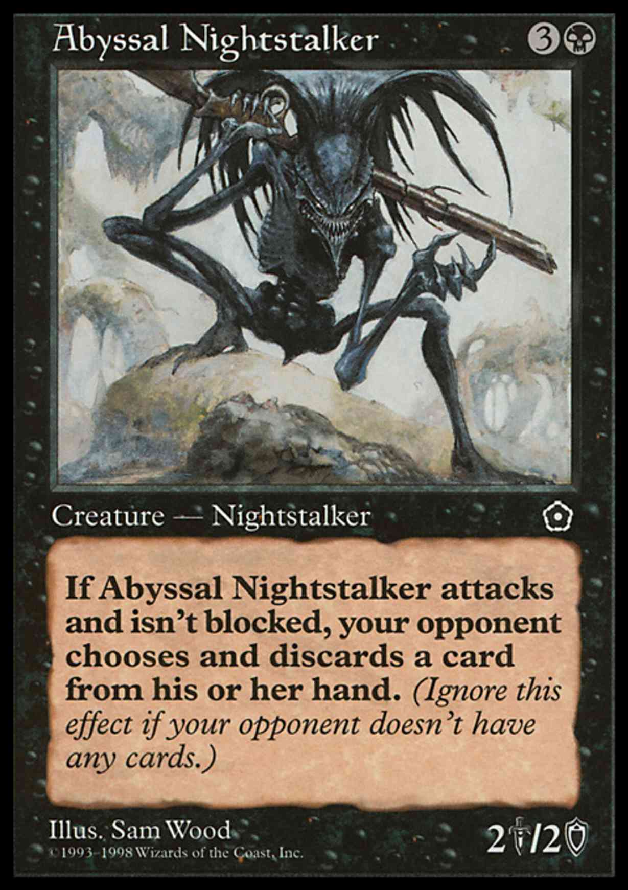 Abyssal Nightstalker magic card front