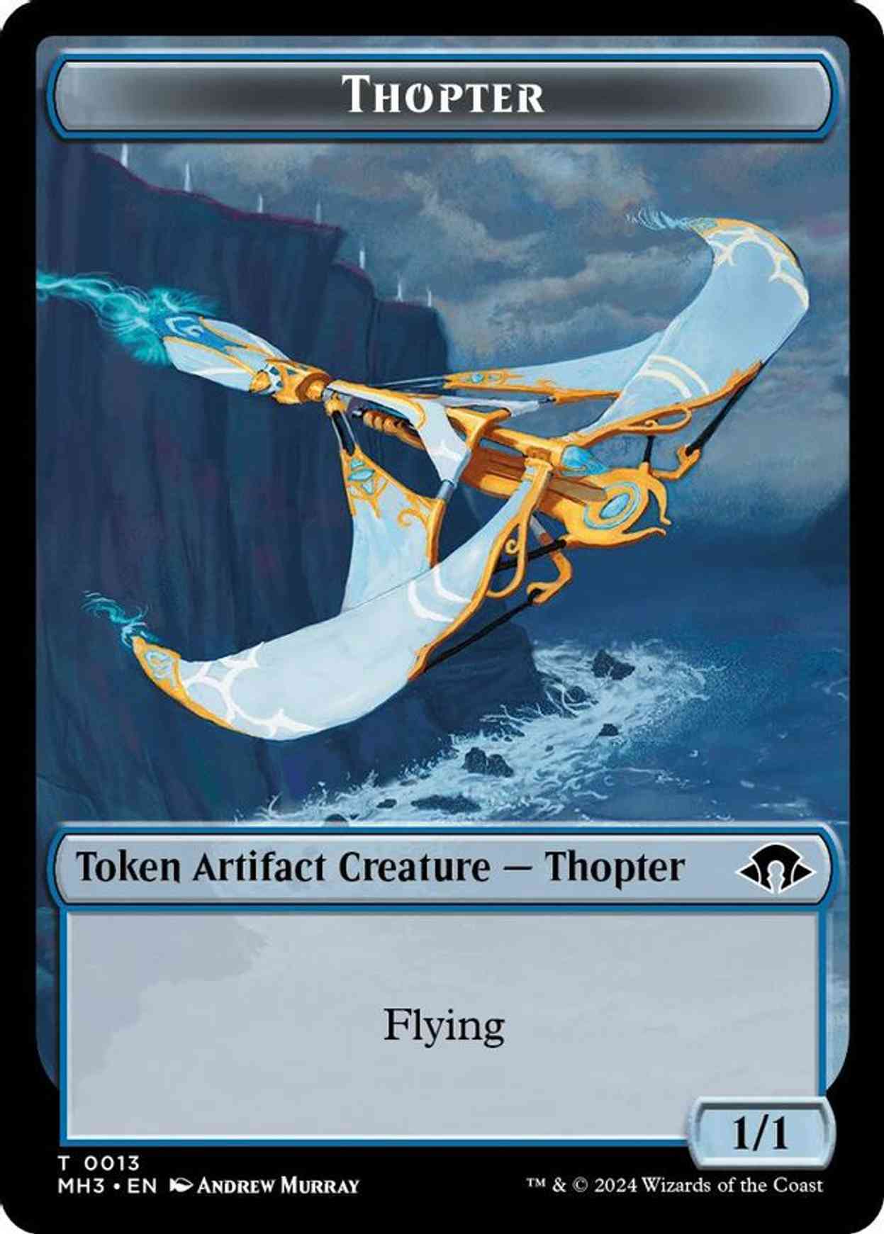 Thopter Token magic card front