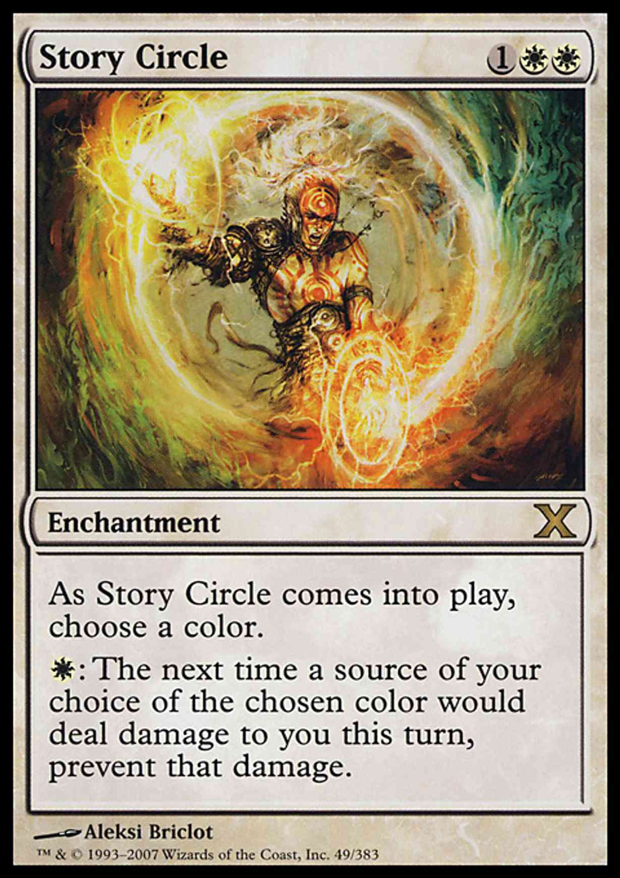 Story Circle magic card front